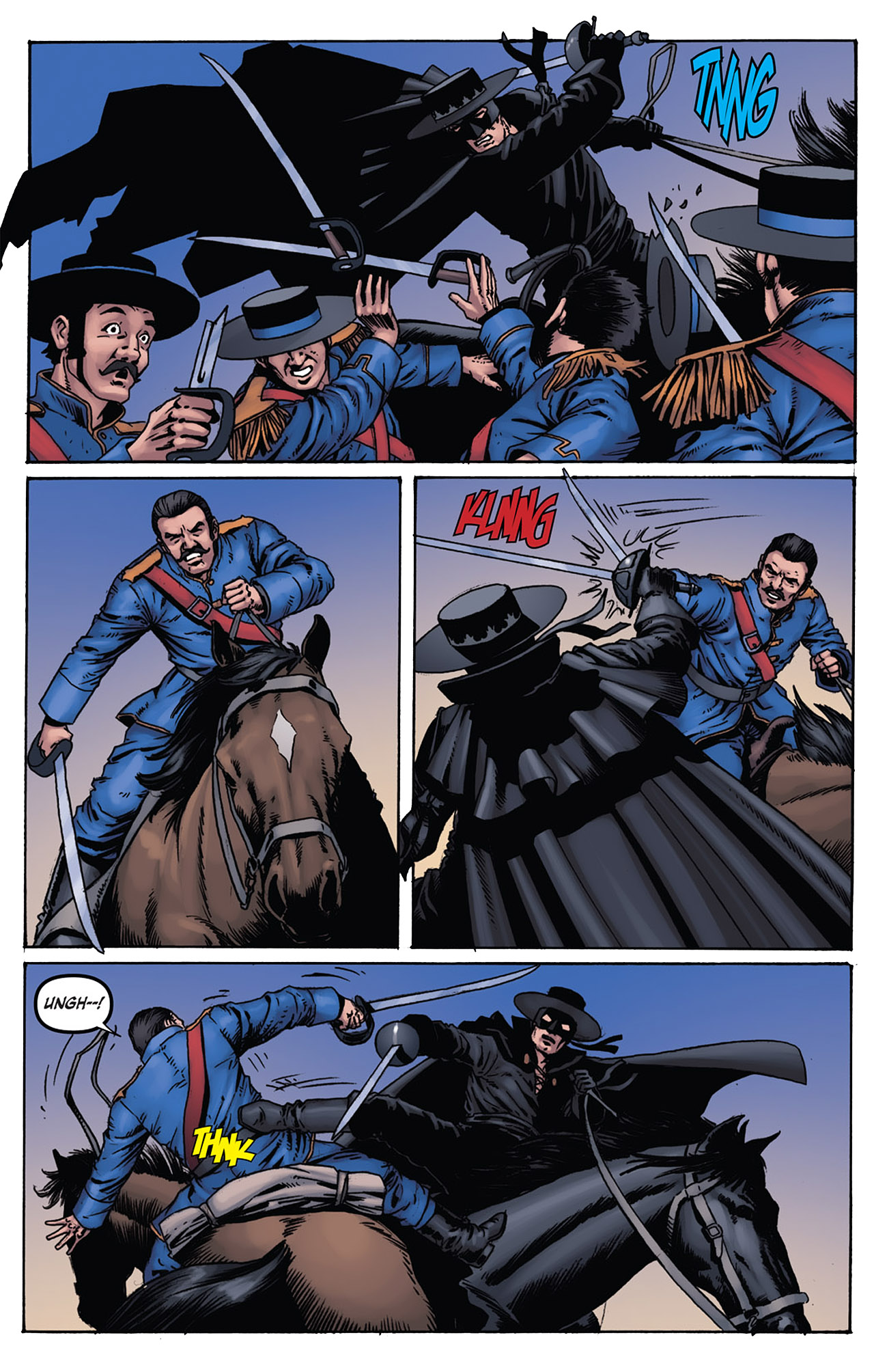 Read online Zorro Rides Again comic -  Issue #6 - 11