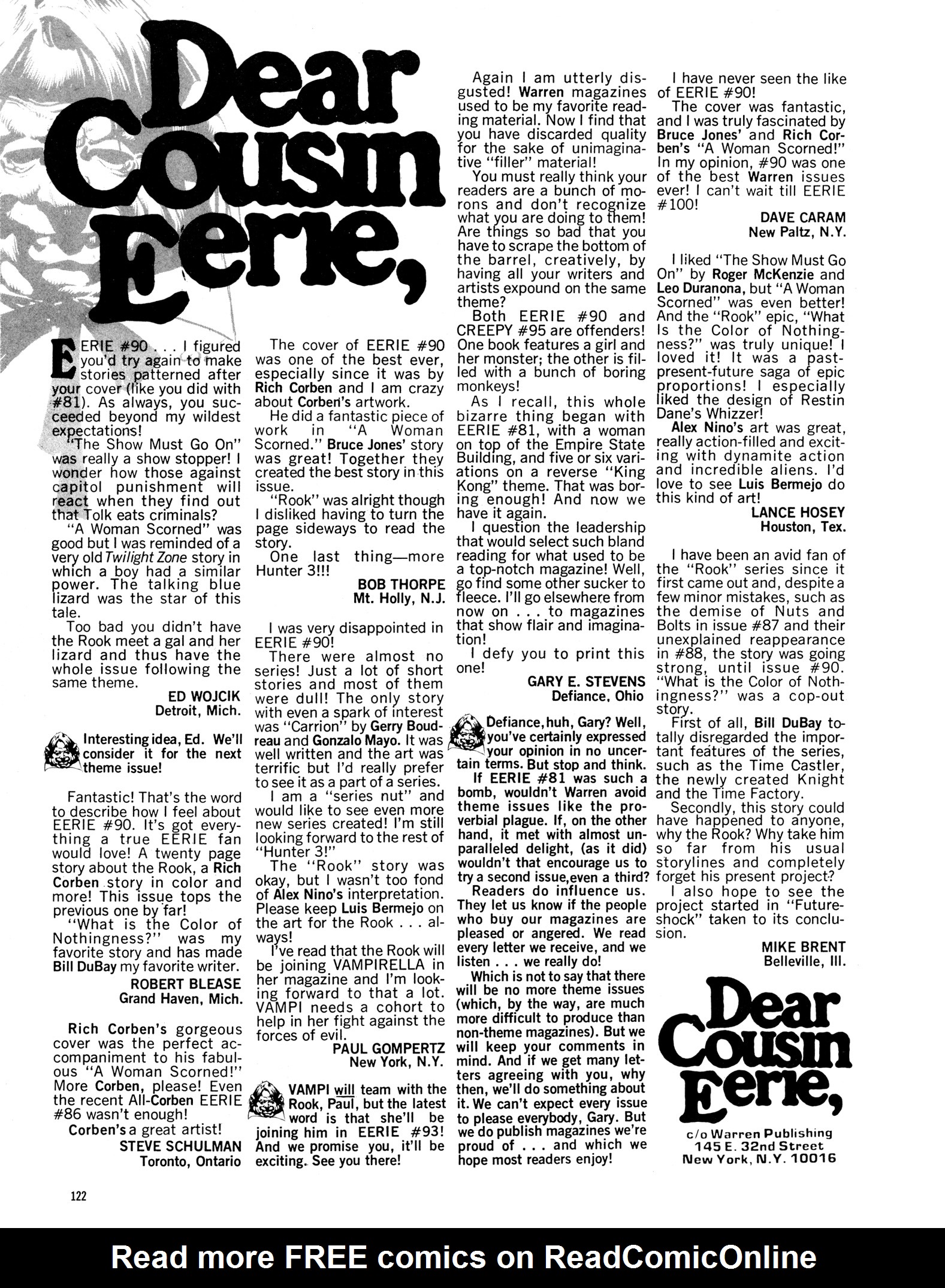 Read online Eerie Archives comic -  Issue # TPB 19 - 113