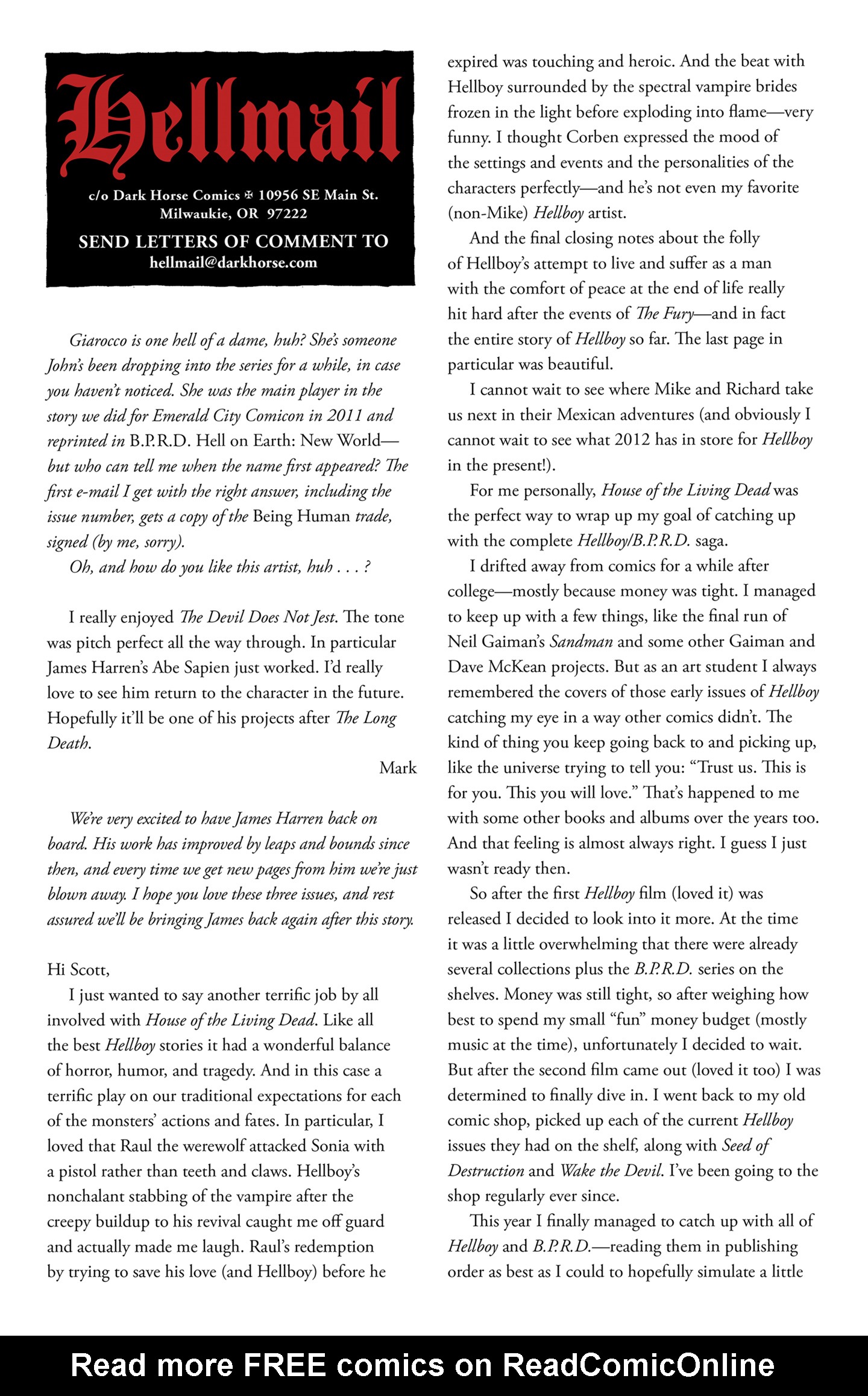 Read online B.P.R.D. Hell on Earth: The Long Death comic -  Issue #1 - 26