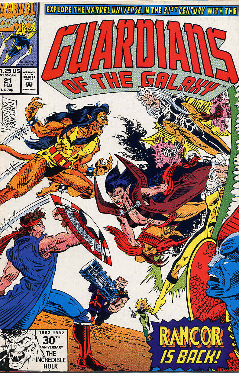 Read online Guardians of the Galaxy (1990) comic -  Issue #21 - 1