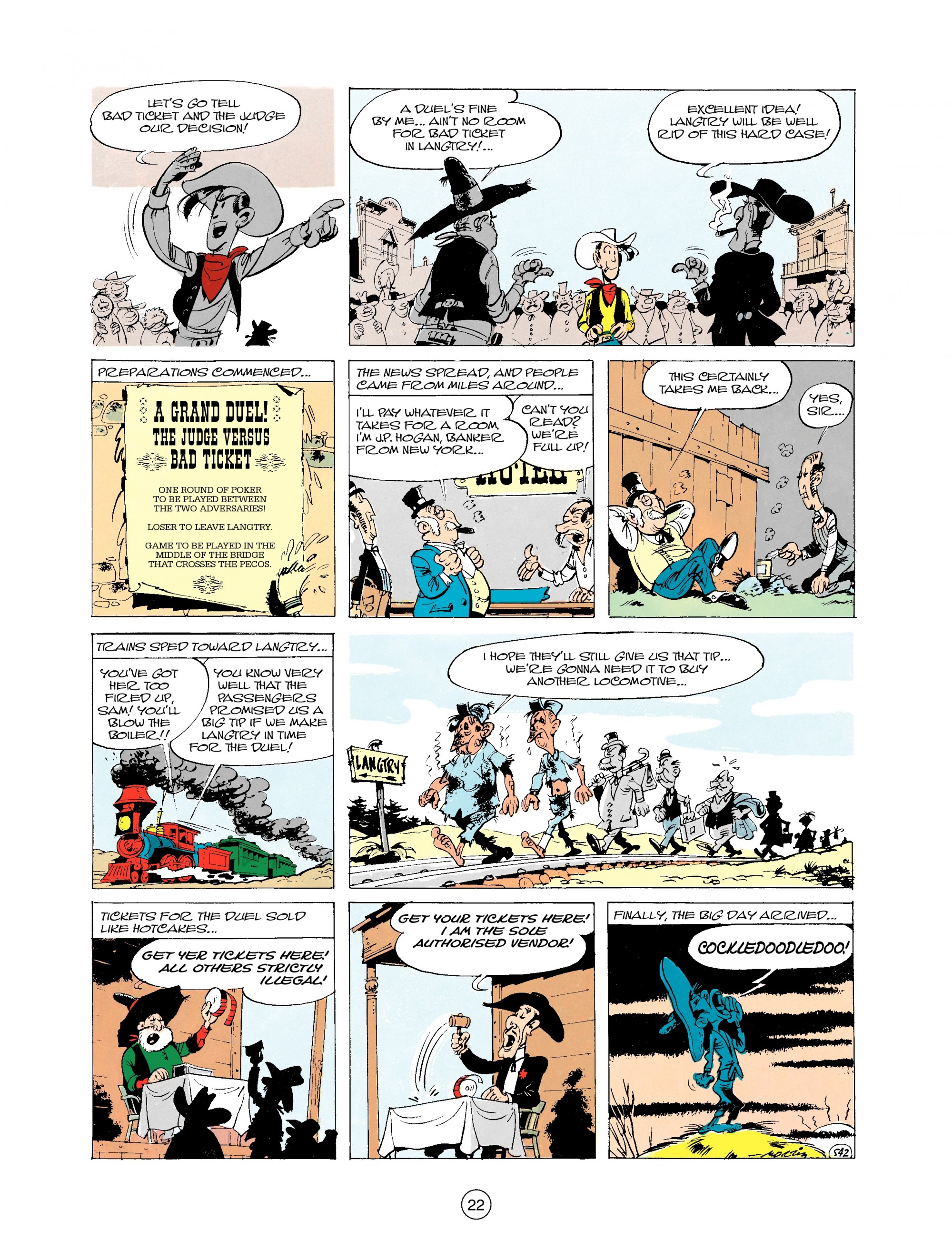 Read online A Lucky Luke Adventure comic -  Issue #24 - 22
