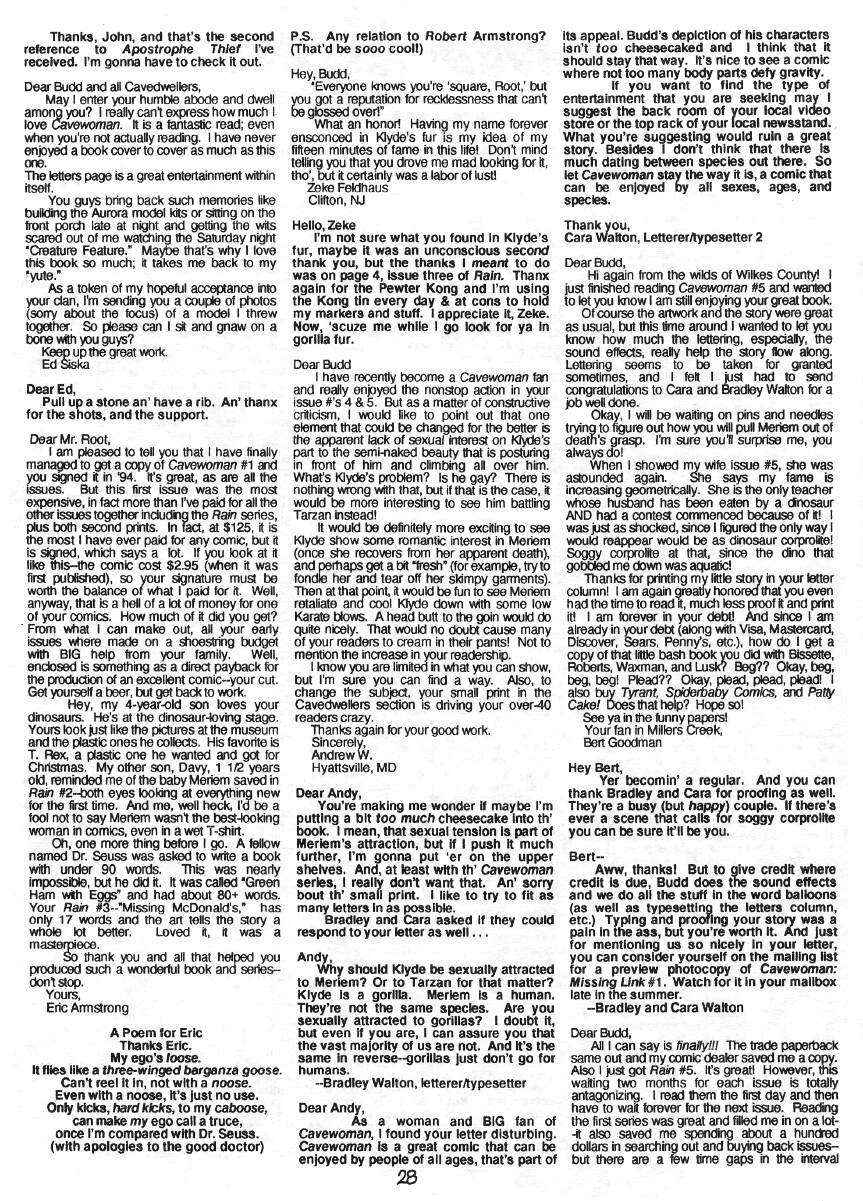 Read online Cavewoman: Rain comic -  Issue #7 - 30