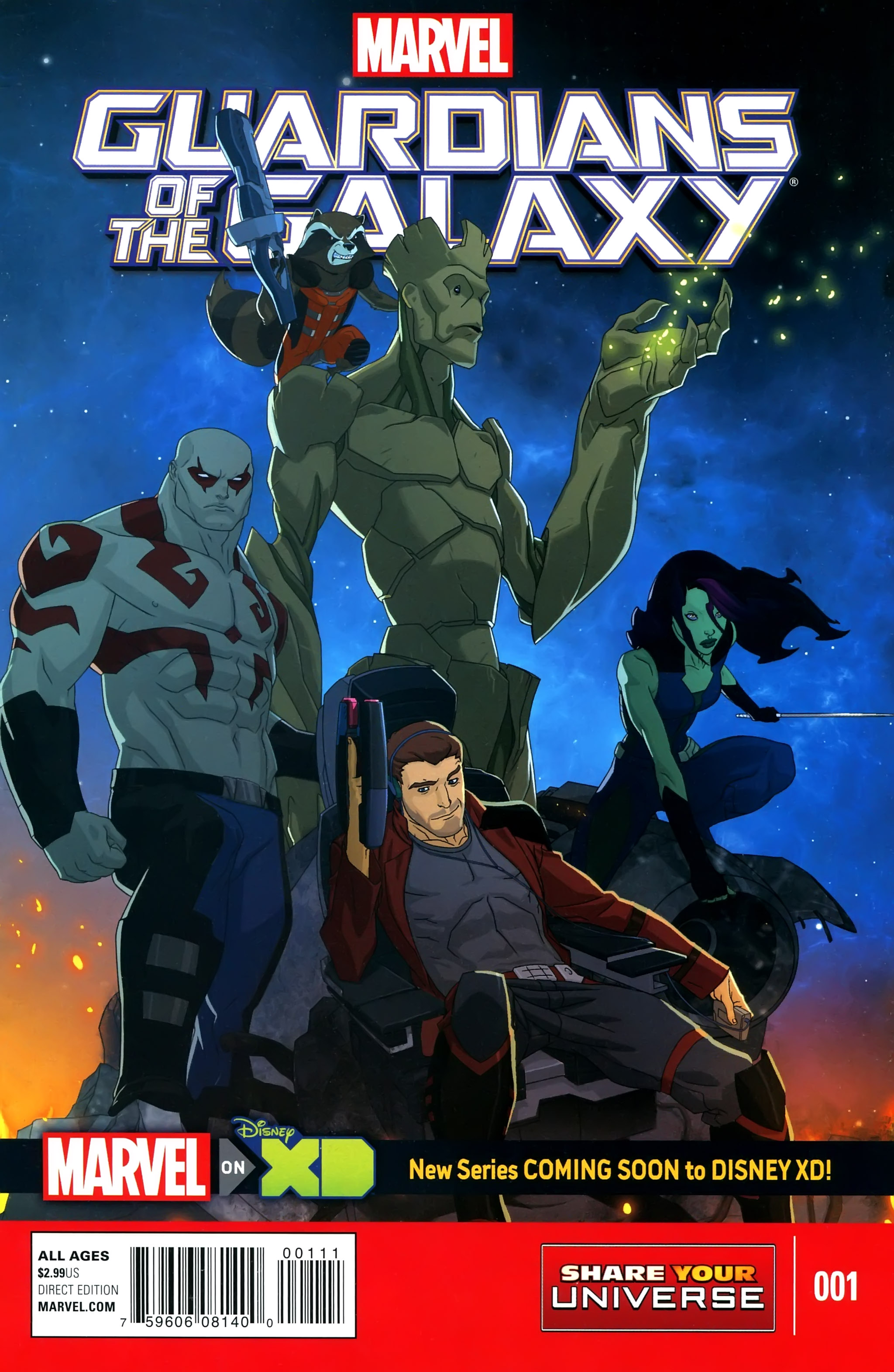 Read online Marvel Universe Guardians of the Galaxy [I] comic -  Issue #1 - 1