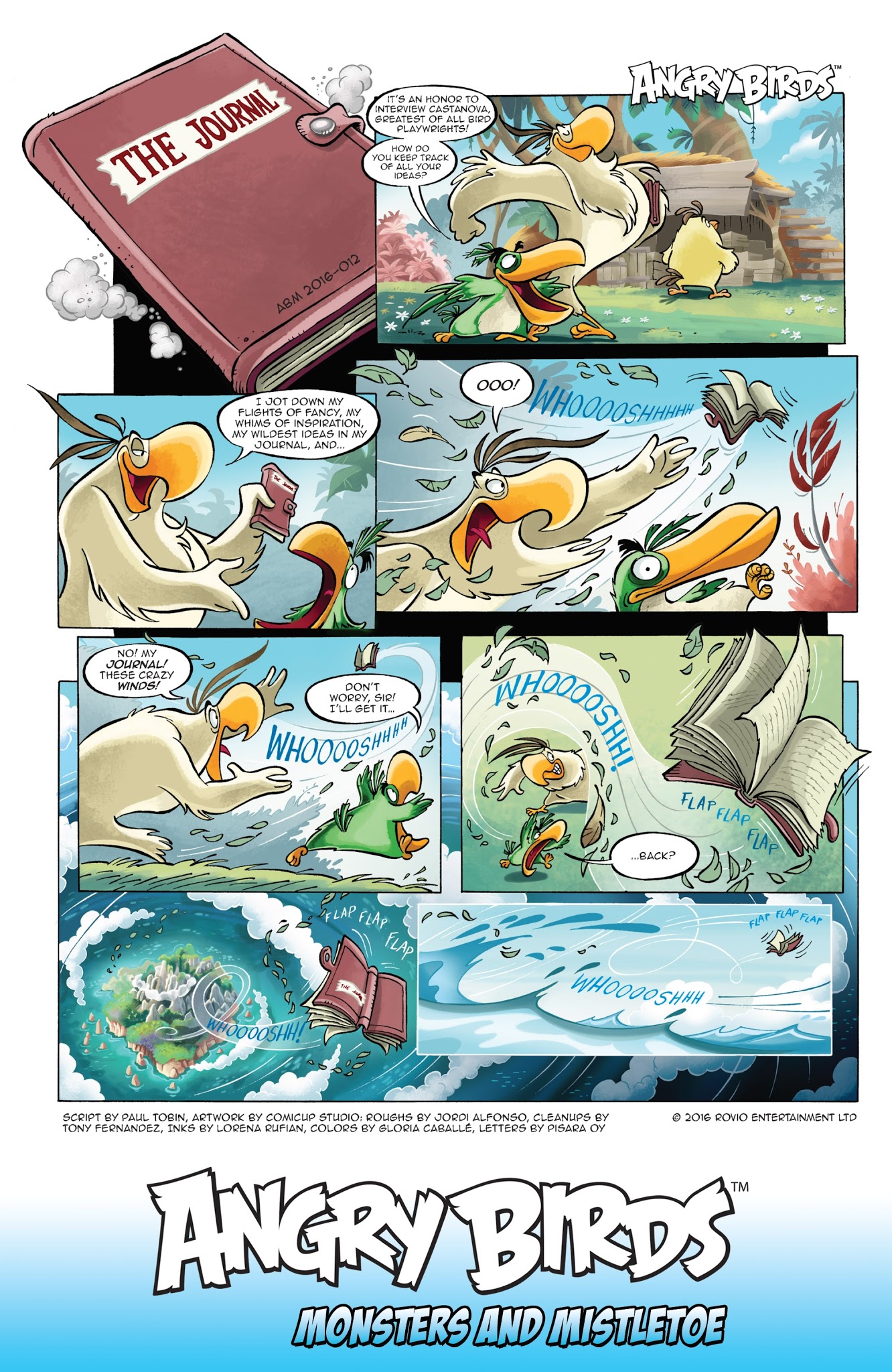 Read online Angry Birds Comics Quarterly comic -  Issue # Issue Monsters and Mistletoe - 3