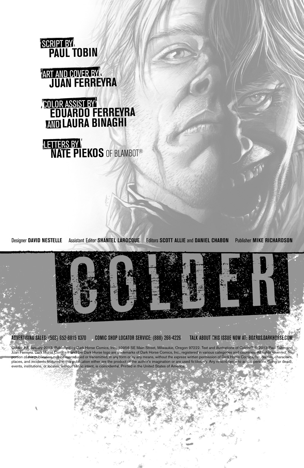 Read online Colder comic -  Issue #3 - 2