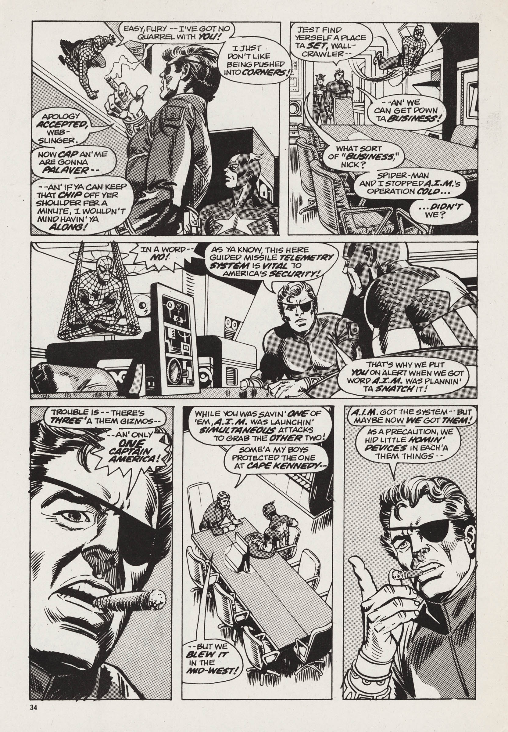 Read online Captain Britain (1976) comic -  Issue #37 - 33