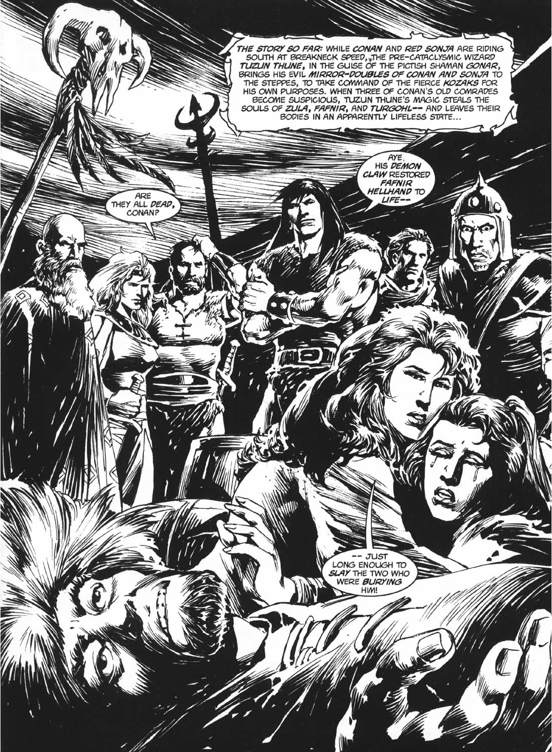 Read online The Savage Sword Of Conan comic -  Issue #232 - 3