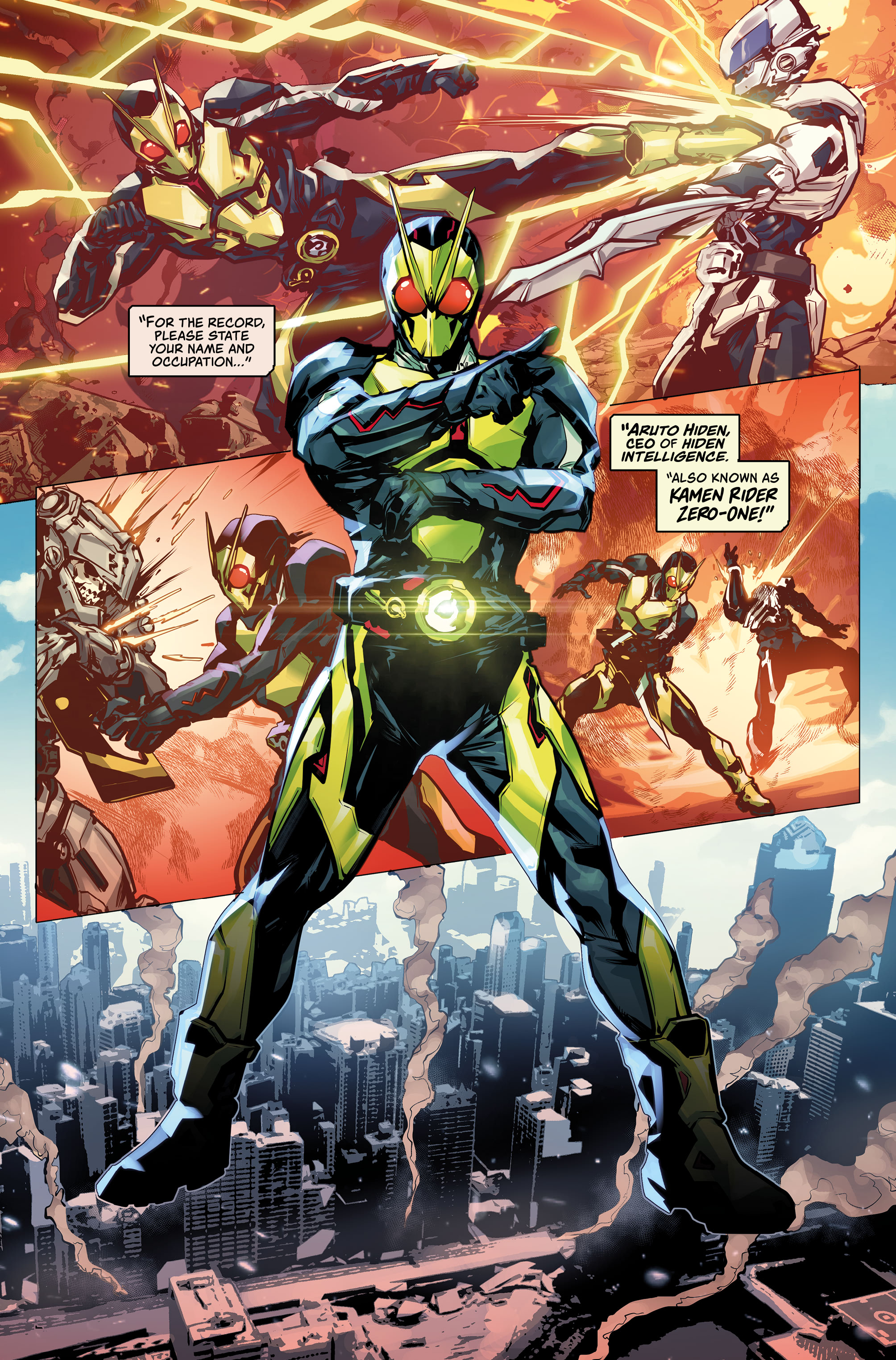 Read online Kamen Rider Zero-One comic -  Issue #1 - 5