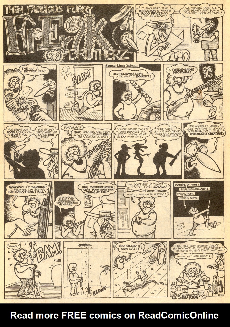 Read online The Fabulous Furry Freak Brothers comic -  Issue #1 - 34