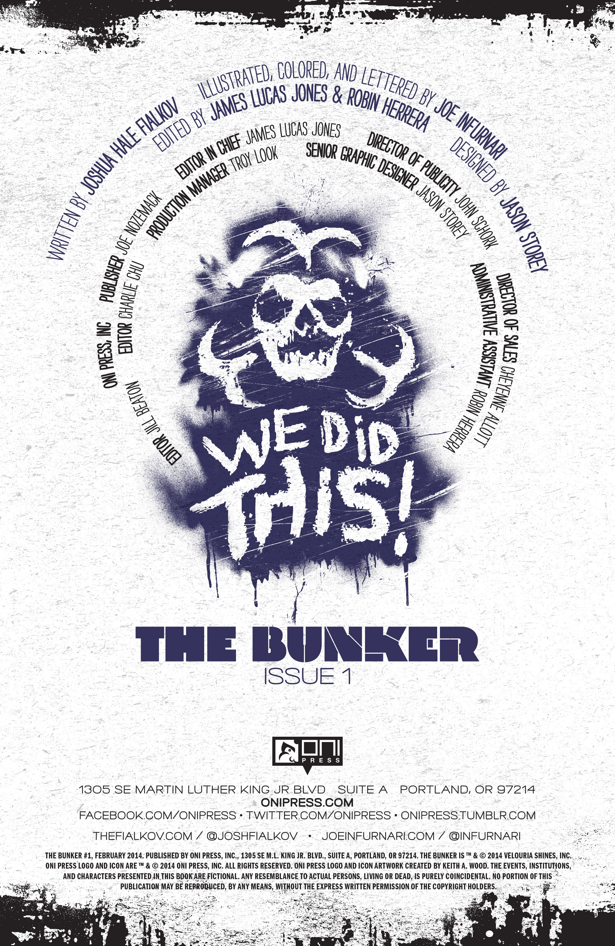 Read online The Bunker (2014) comic -  Issue #1 - 2
