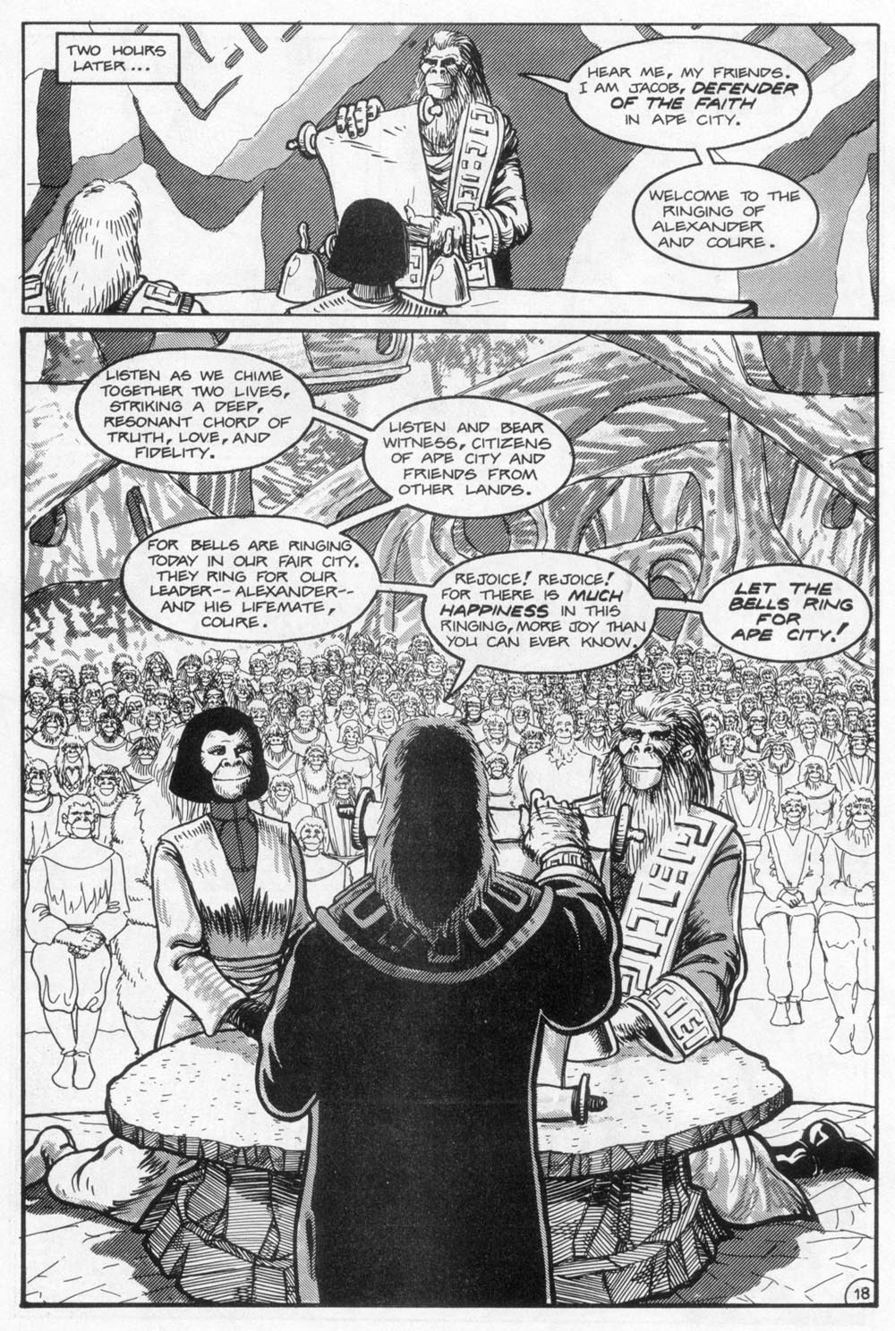 Read online Planet of the Apes (1990) comic -  Issue #12 - 20