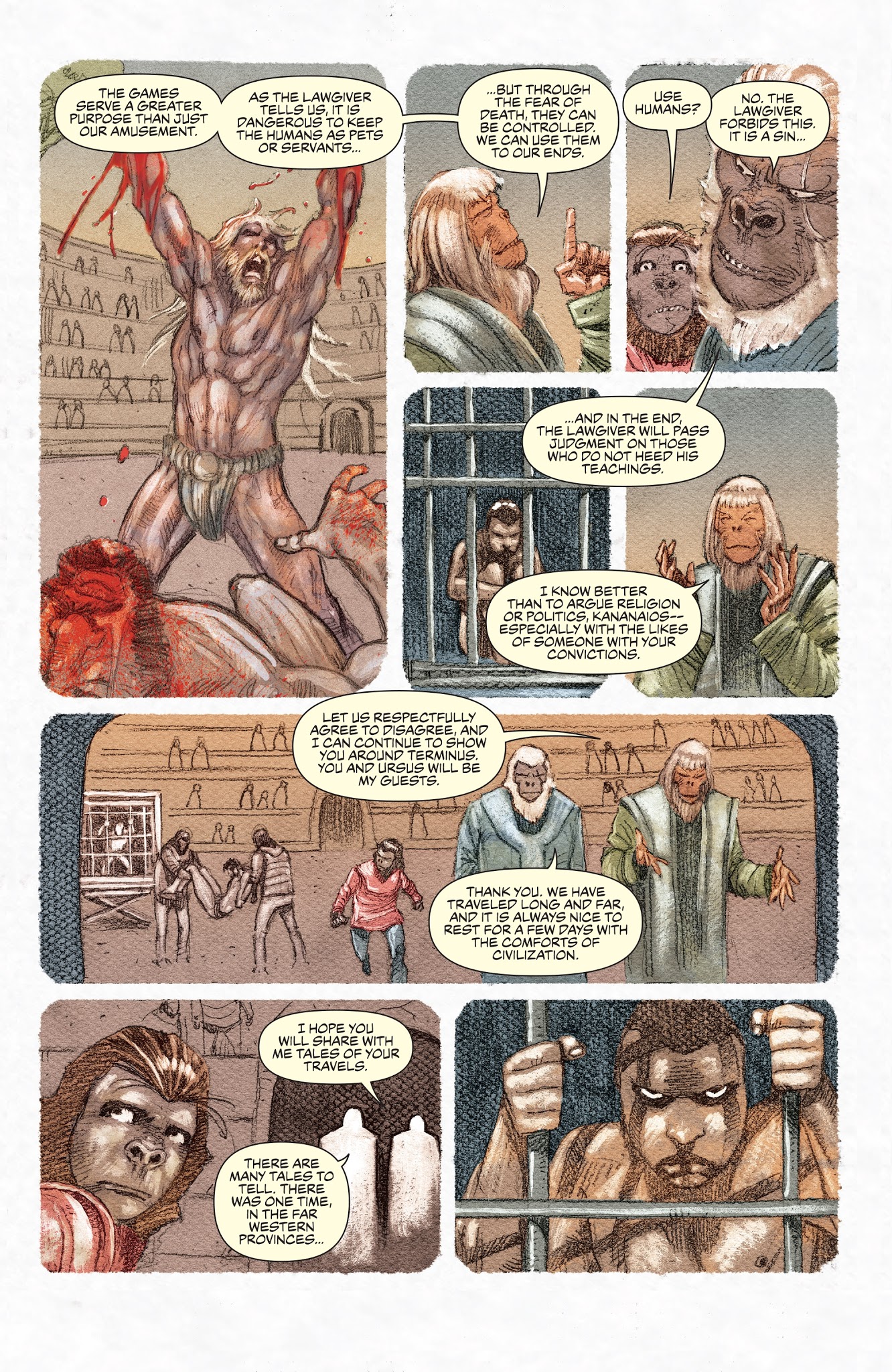 Read online Planet of the Apes: Ursus comic -  Issue #1 - 17