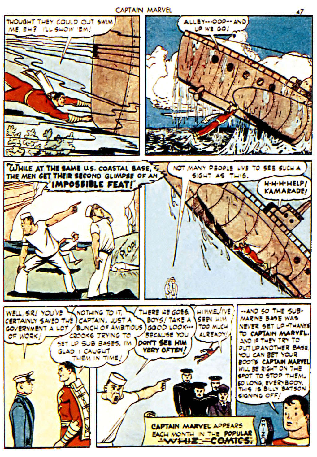 Read online Captain Marvel Adventures comic -  Issue #4 - 49