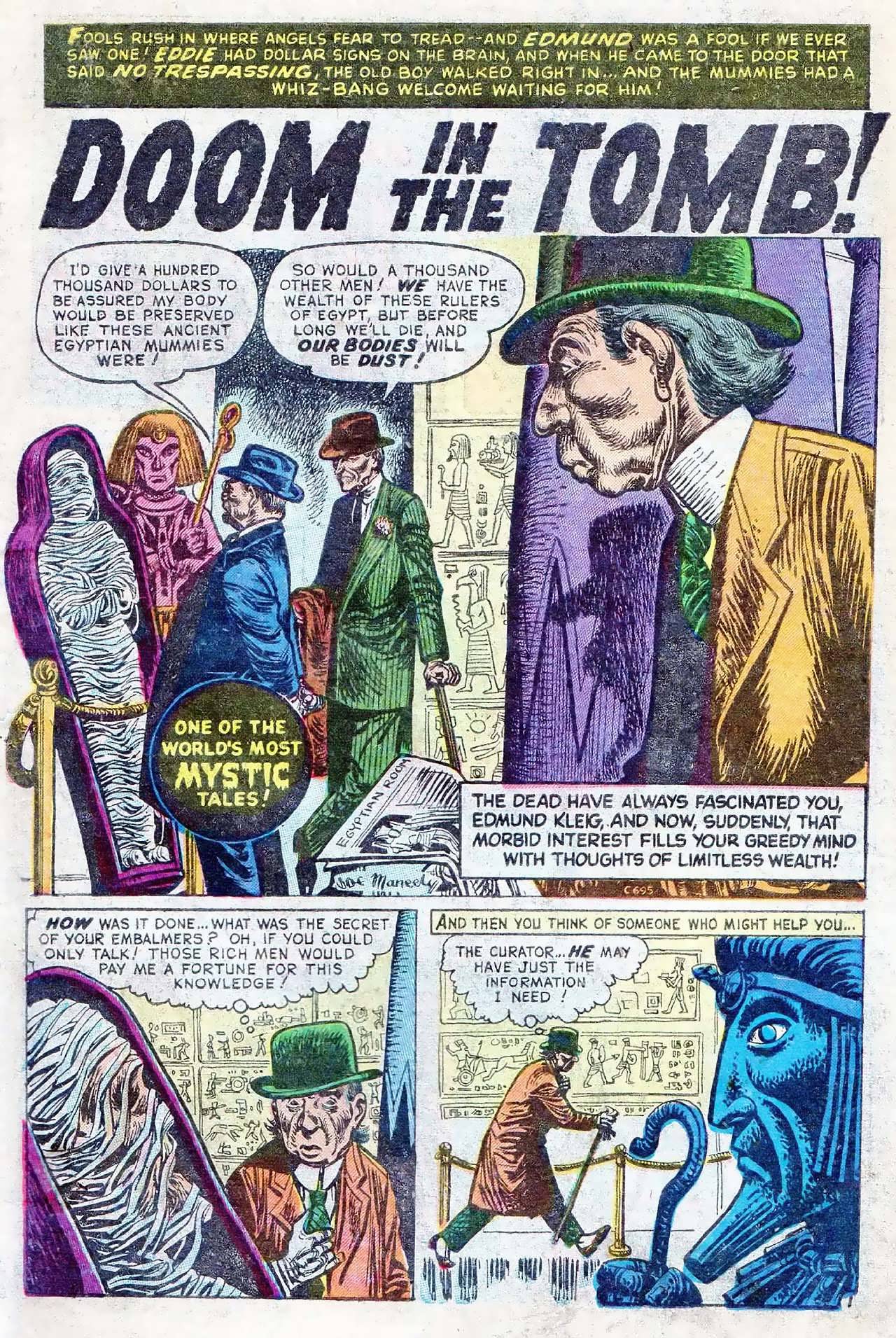 Read online Mystic (1951) comic -  Issue #22 - 3