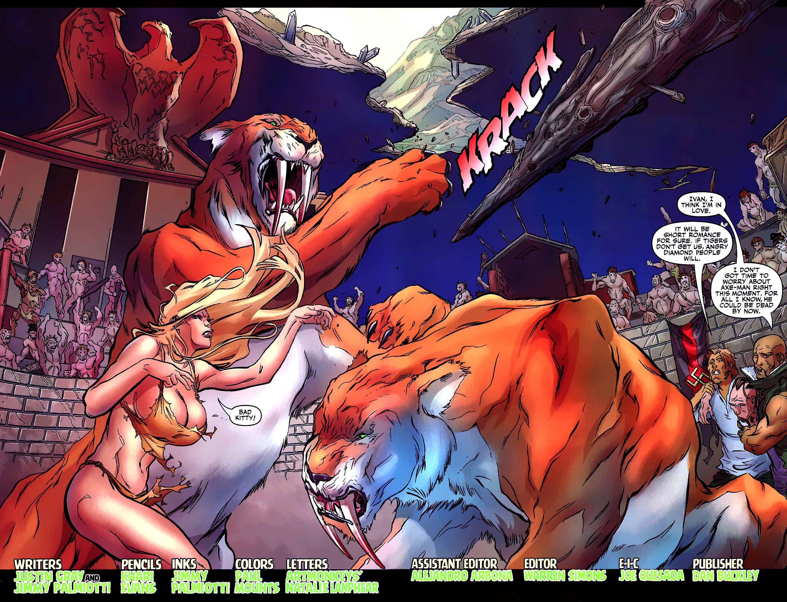 Read online Shanna the She-Devil: Survival of the Fittest comic -  Issue #3 - 4