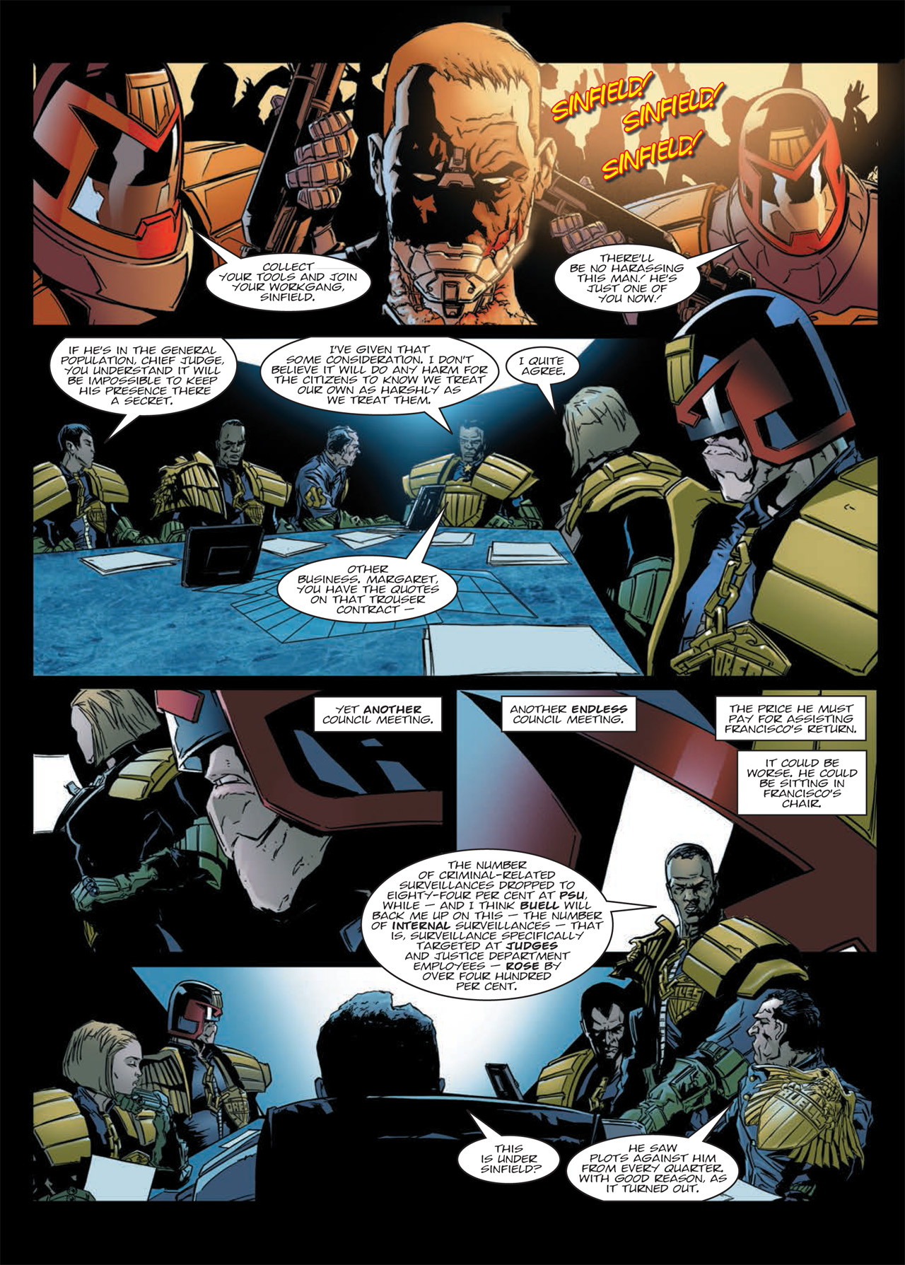 Read online Judge Dredd: Day of Chaos - The Fourth Faction comic -  Issue # TPB (Part 1) - 8
