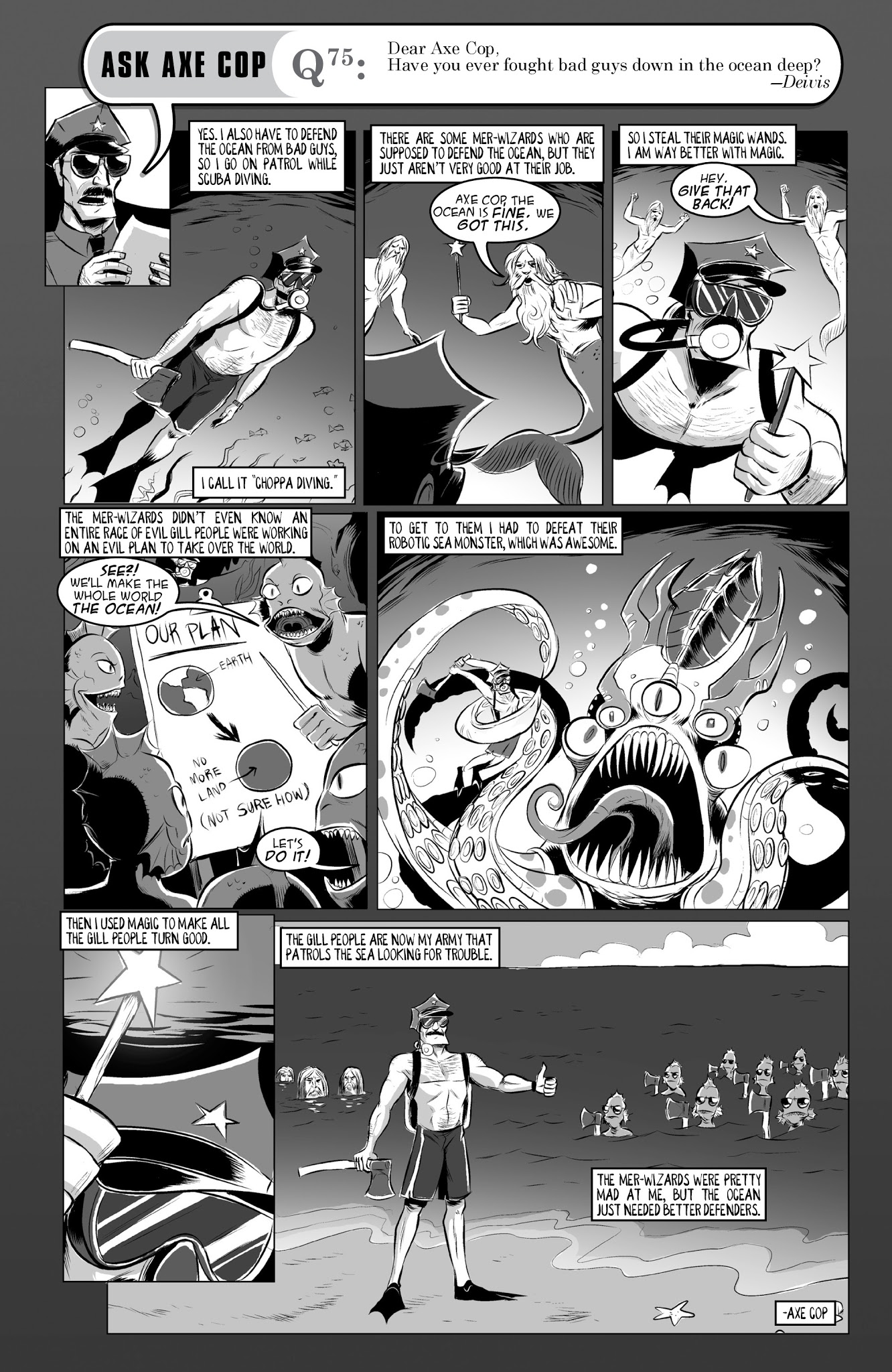 Read online Axe Cop comic -  Issue # TPB 5 - 14