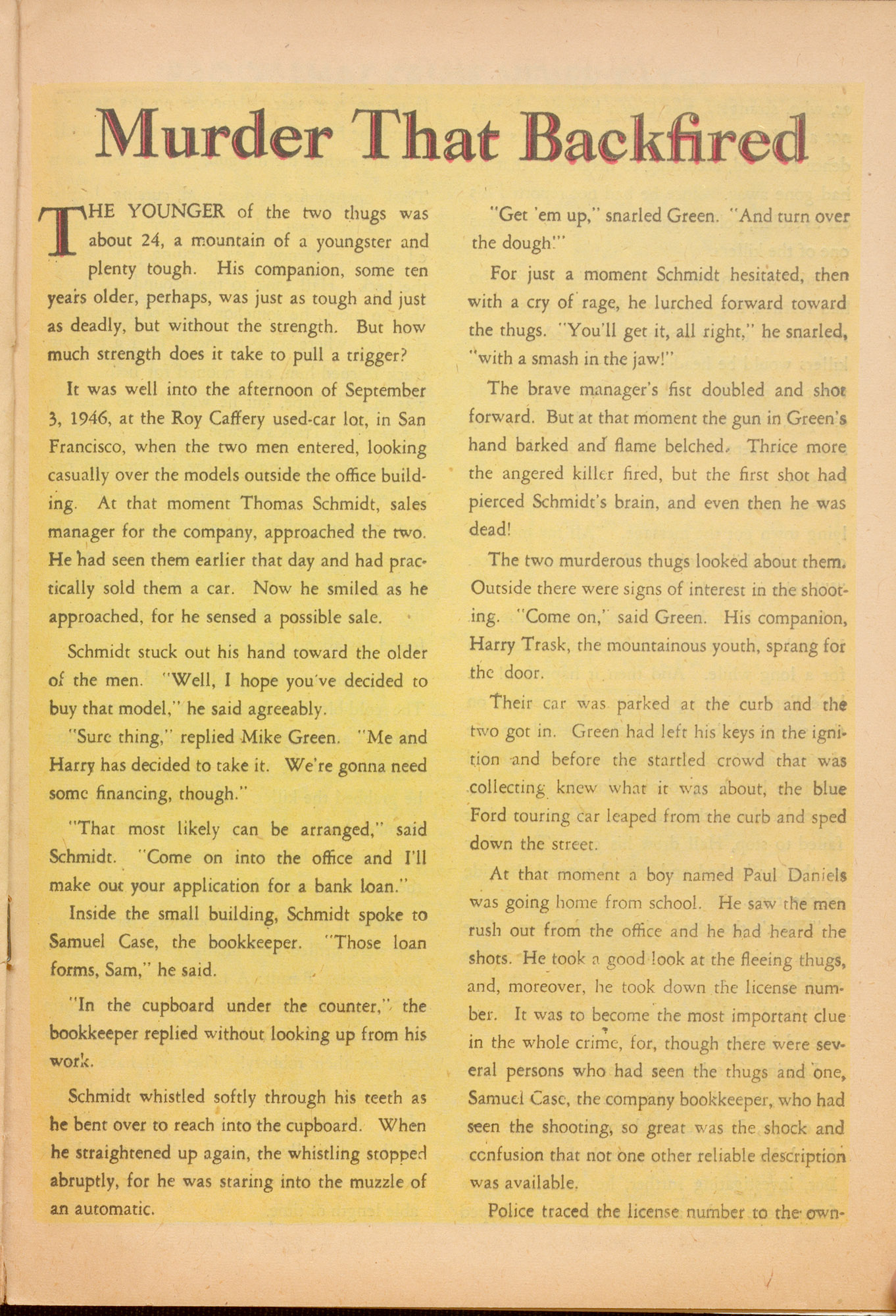 Read online Murder Incorporated (1948) comic -  Issue #5 - 23