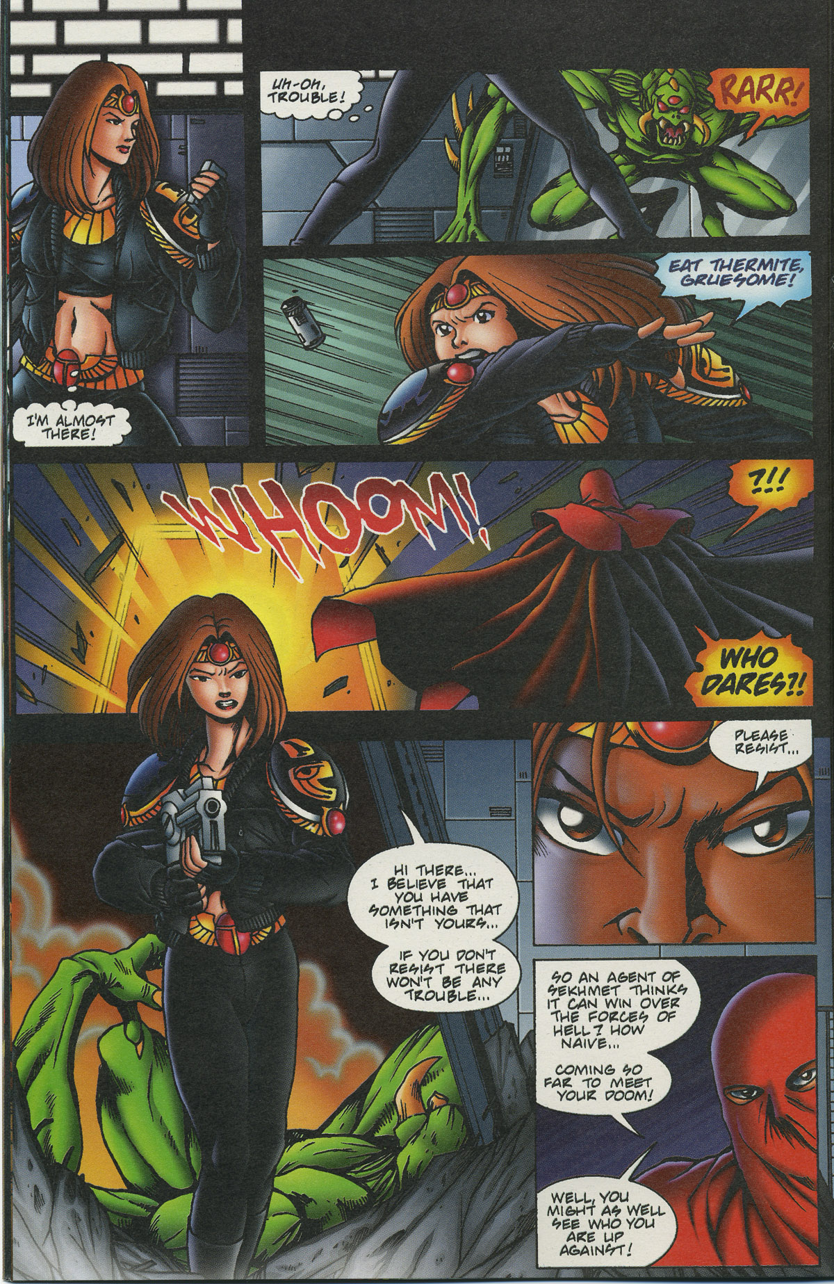 Read online Warrior Nun Areala: Rituals comic -  Issue #6 - 17