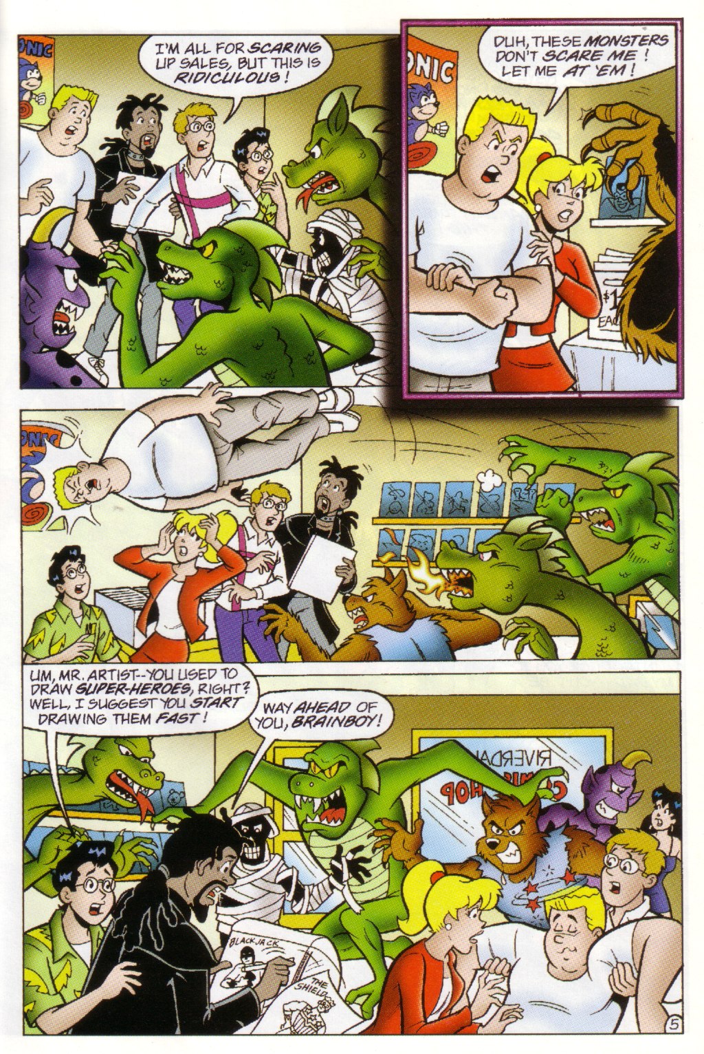 Read online Archie's Weird Mysteries 1999 comic -  Issue # Full - 7