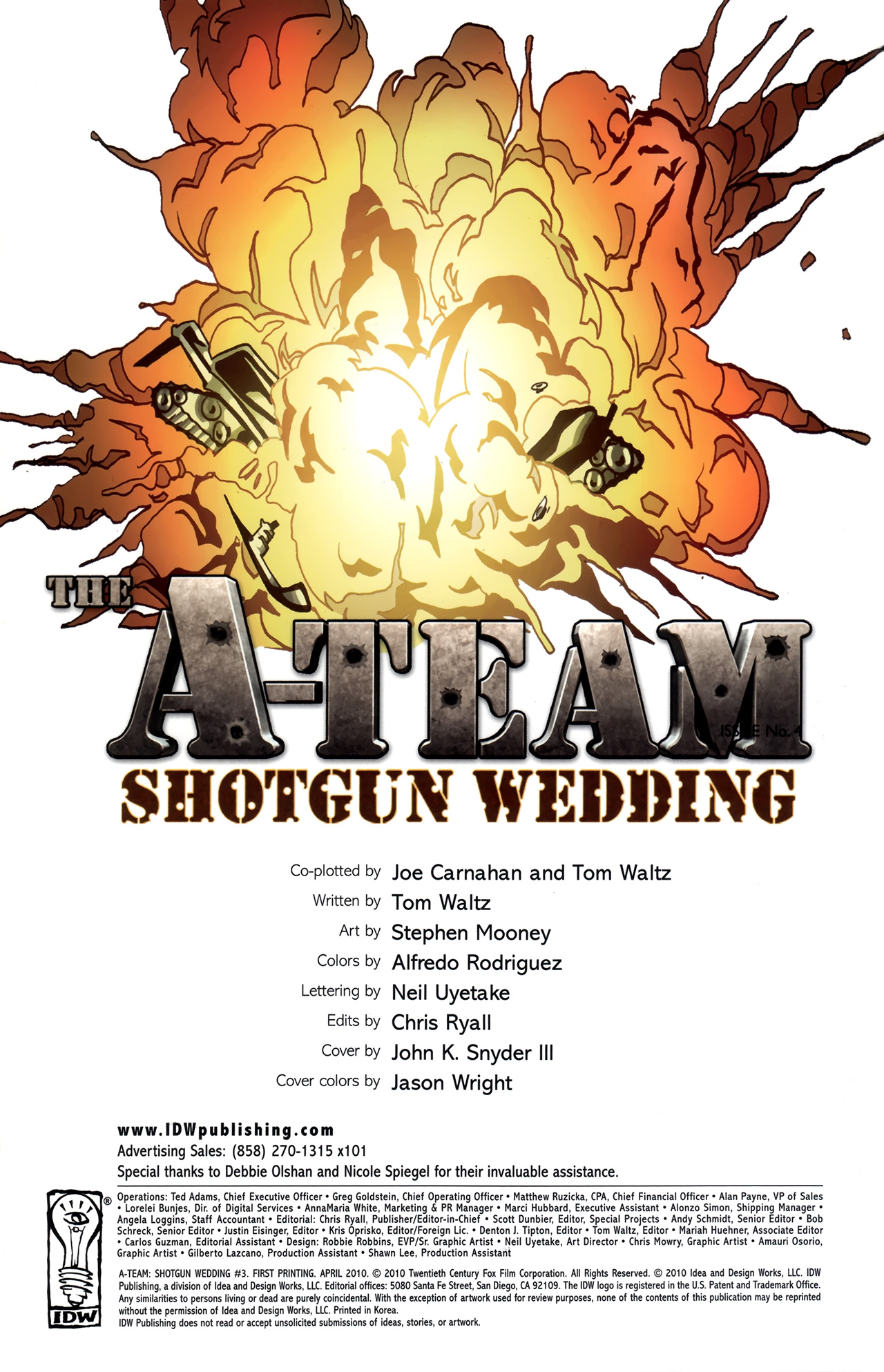 Read online A-Team: Shotgun Wedding comic -  Issue #3 - 2
