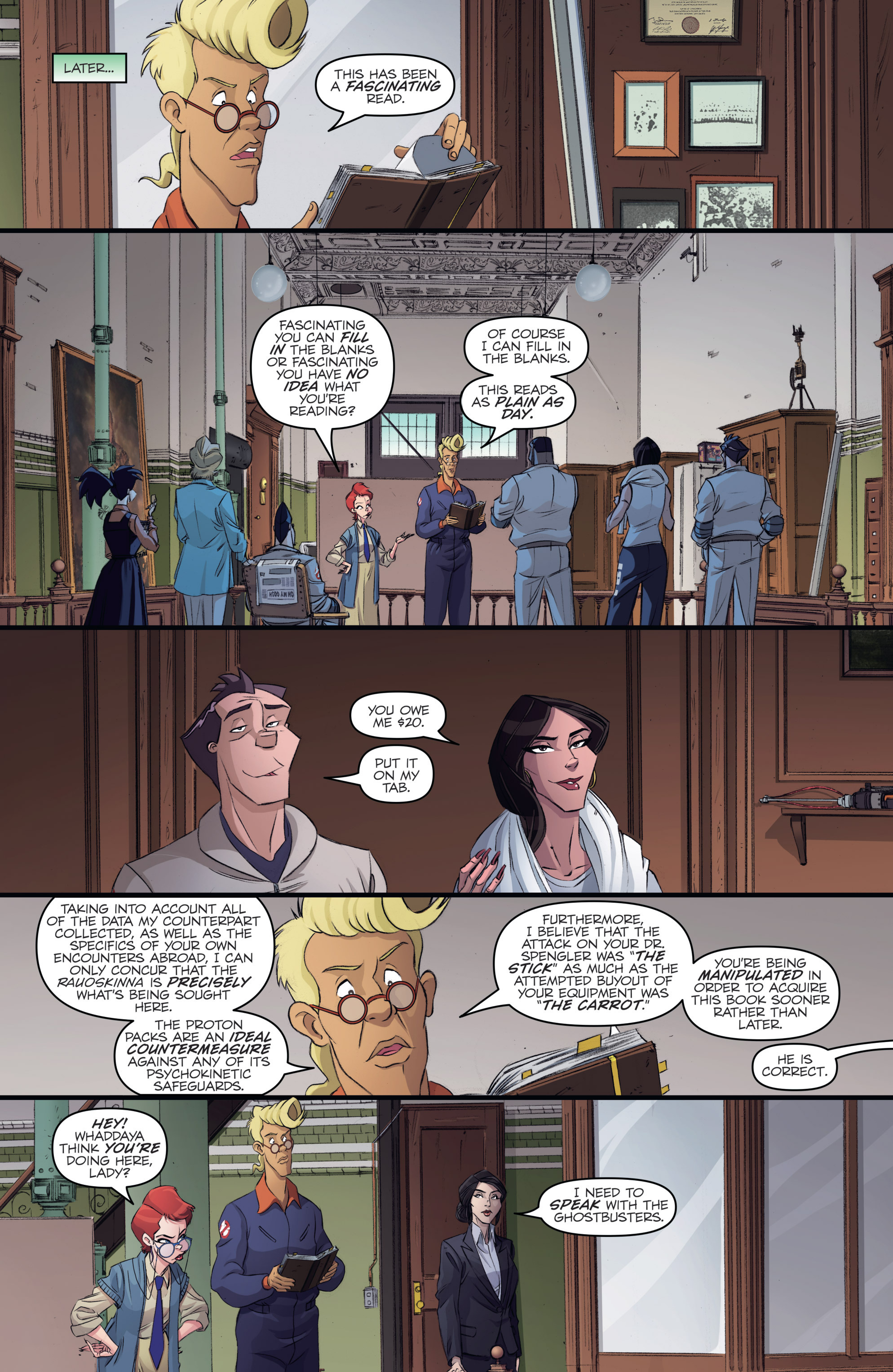 Read online Ghostbusters: International comic -  Issue #8 - 21