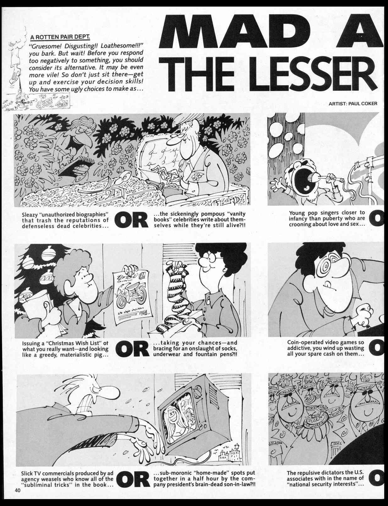 Read online MAD comic -  Issue #293 - 42