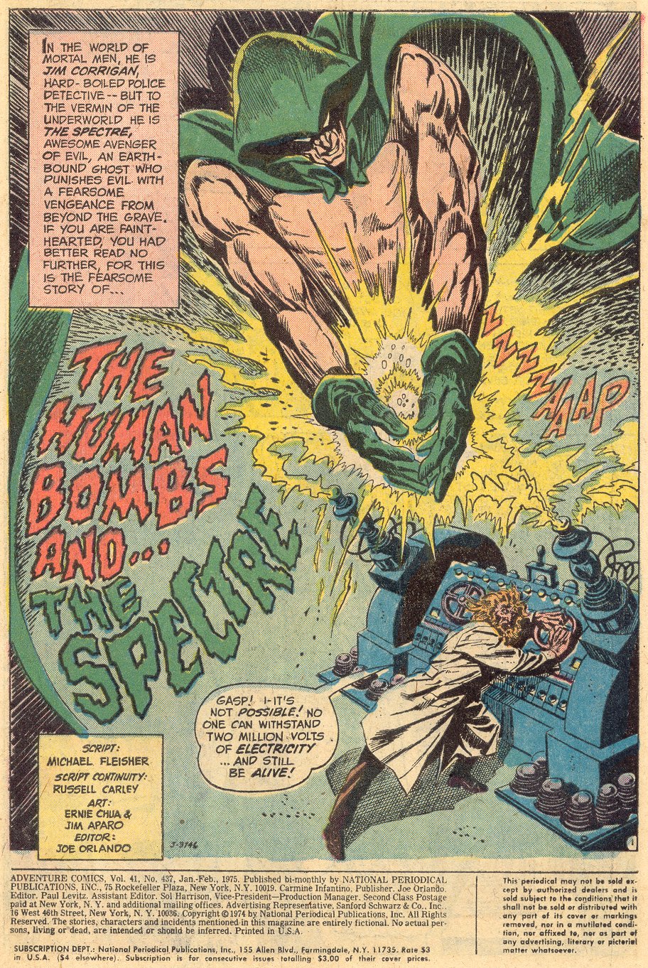 Read online Adventure Comics (1938) comic -  Issue #437 - 2