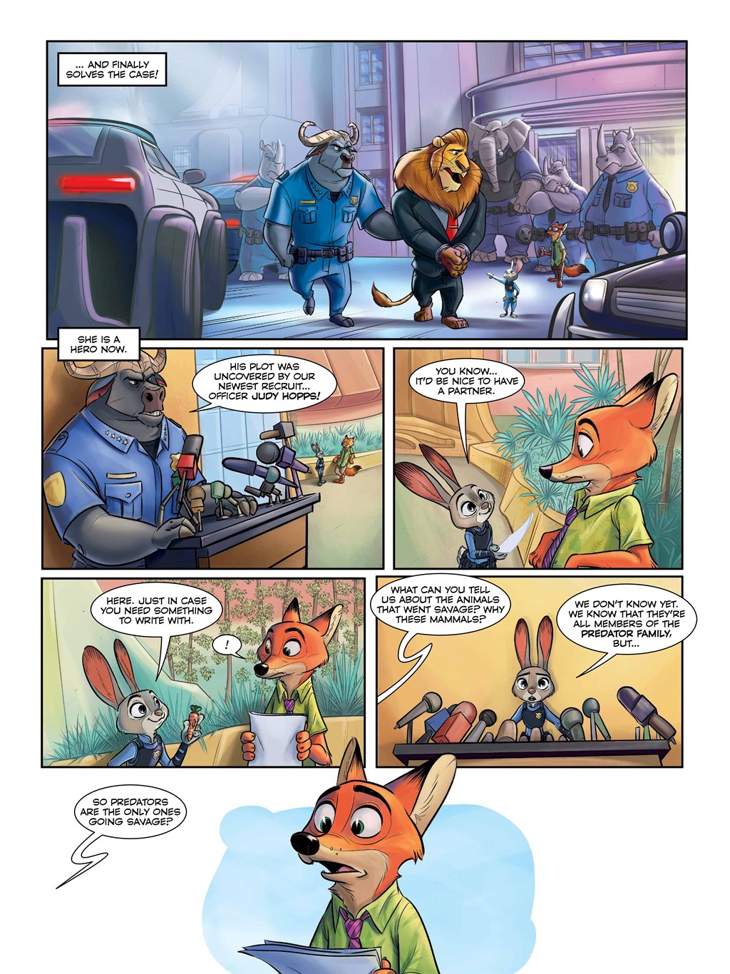 Read online Disney Zootopia comic -  Issue # Full - 35