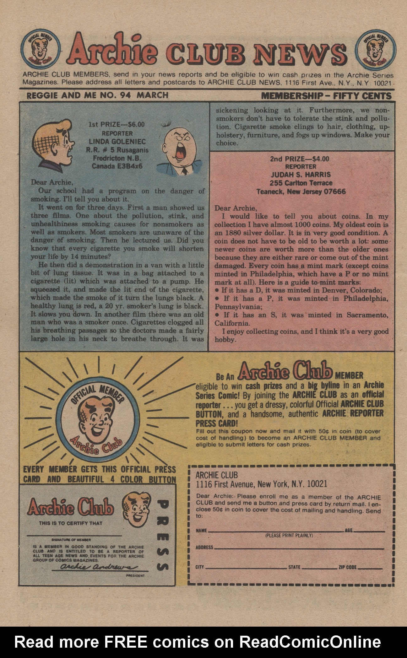 Read online Reggie and Me (1966) comic -  Issue #94 - 26