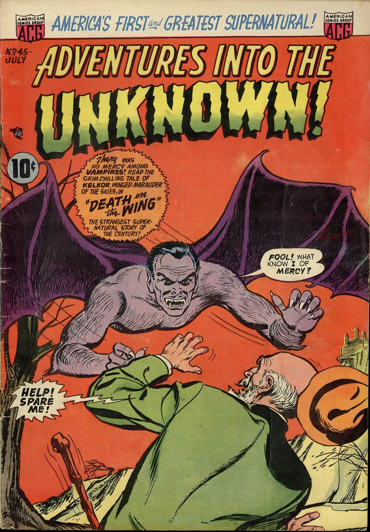 Read online Adventures Into The Unknown comic -  Issue #45 - 1