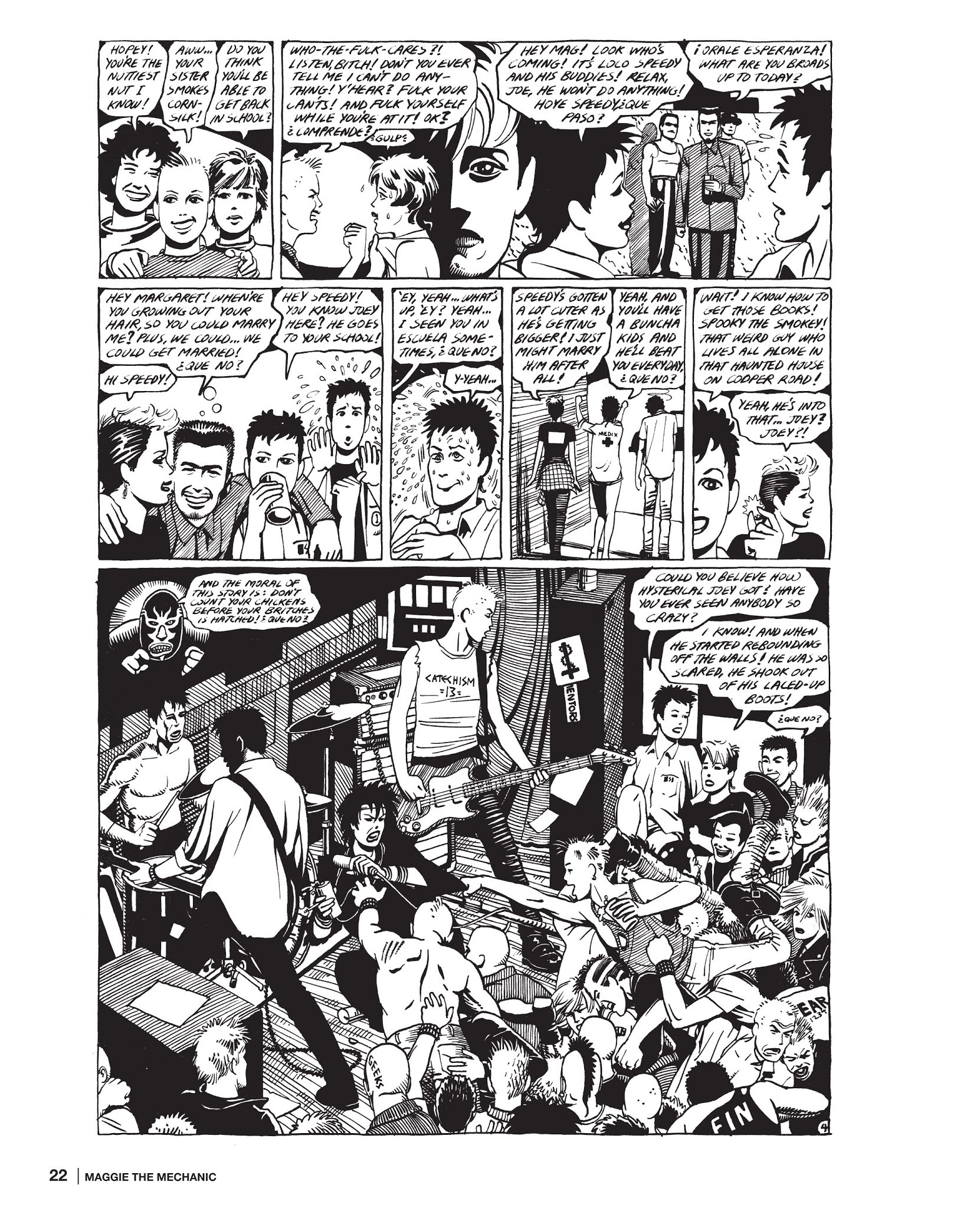 Read online Maggie the Mechanic: The Love & Rockets Library - Locas comic -  Issue # TPB (Part 1) - 22