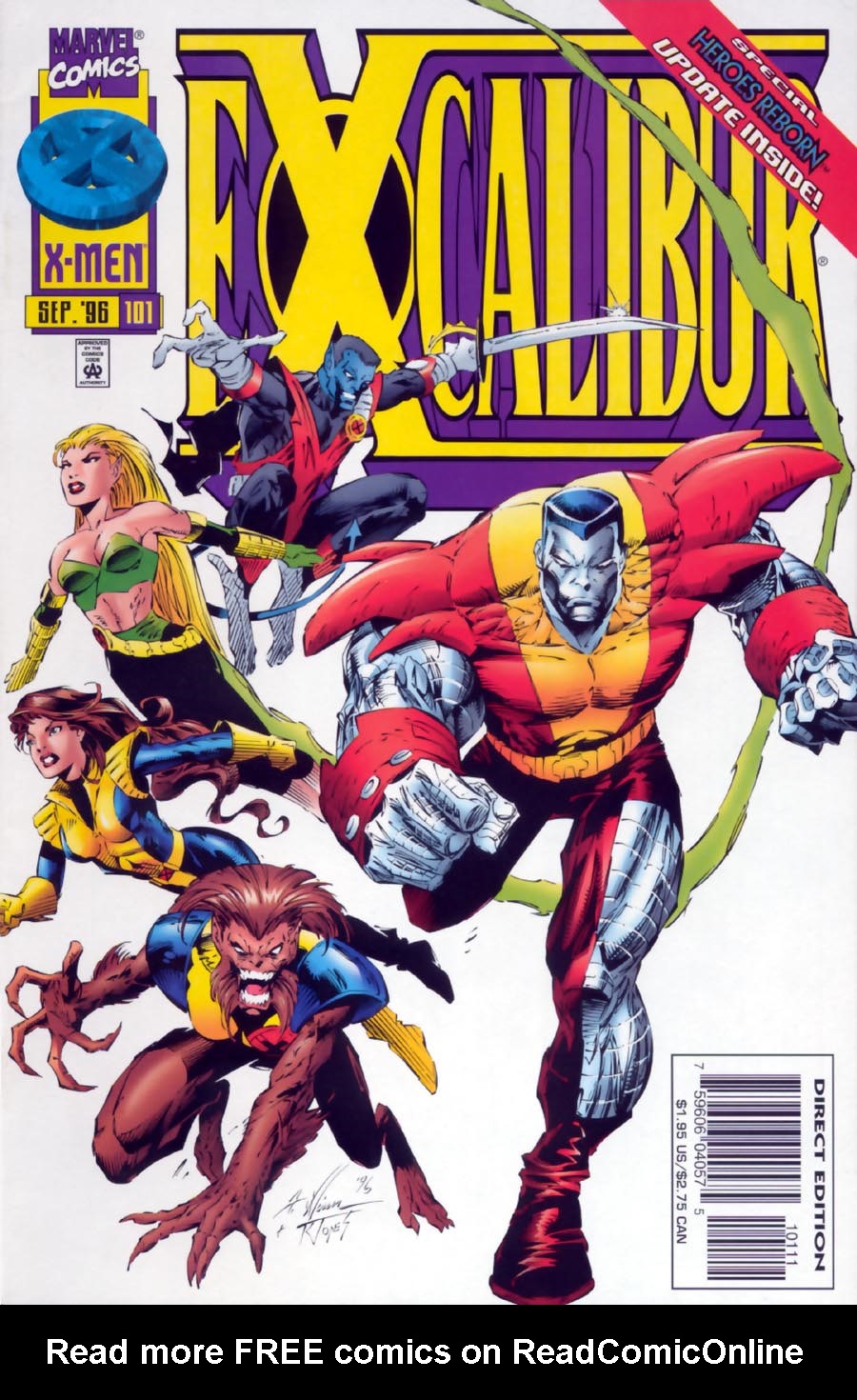 Read online Excalibur (1988) comic -  Issue #101 - 1