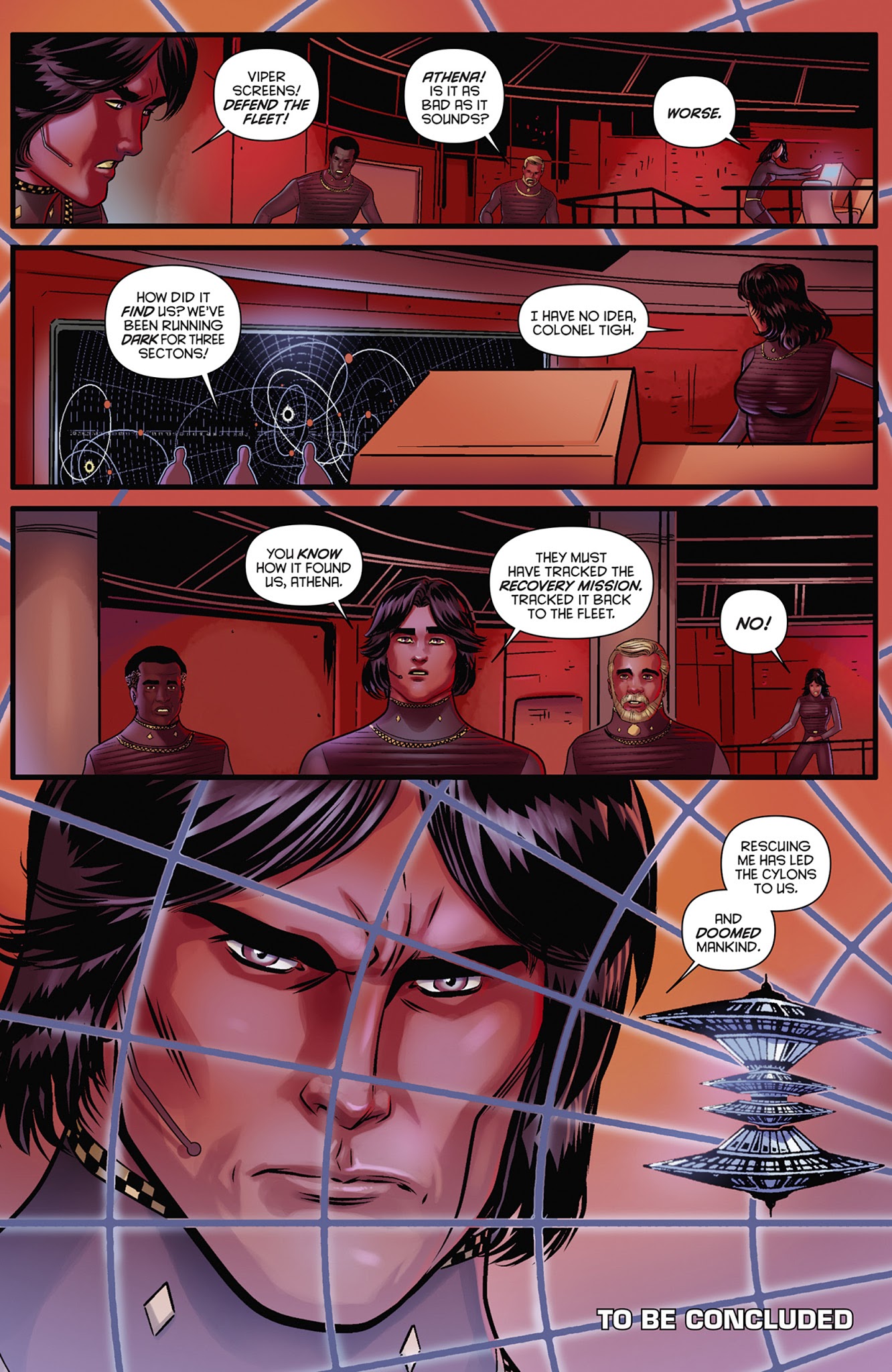 Read online Classic Battlestar Galactica: The Death of Apollo comic -  Issue #5 - 24