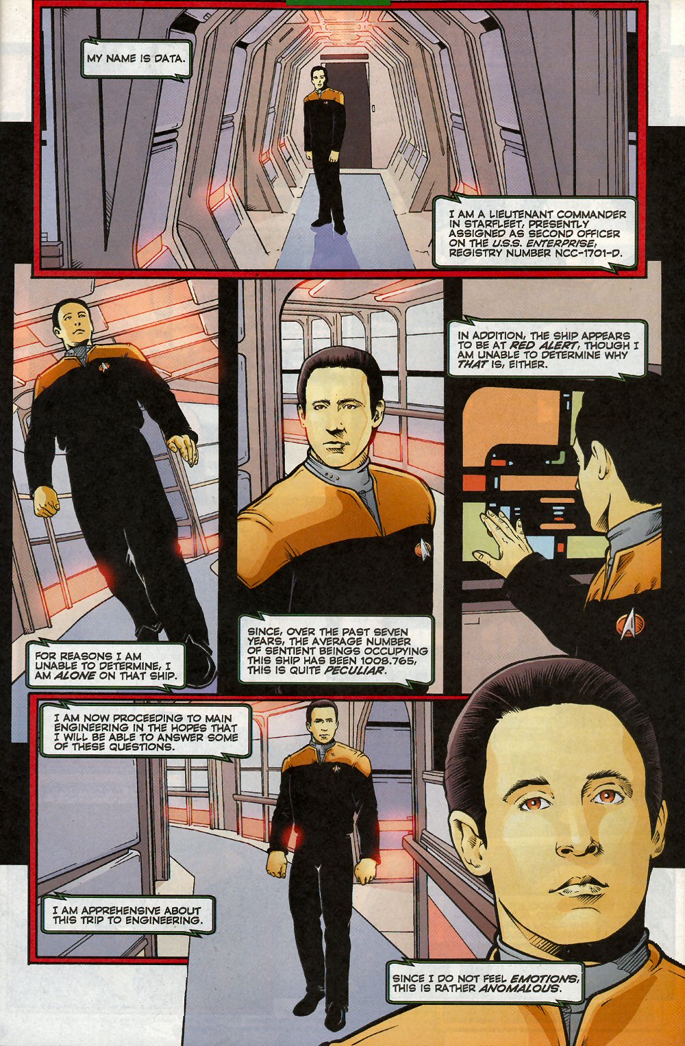 Star Trek: The Next Generation - Perchance to Dream Issue #1 #1 - English 3