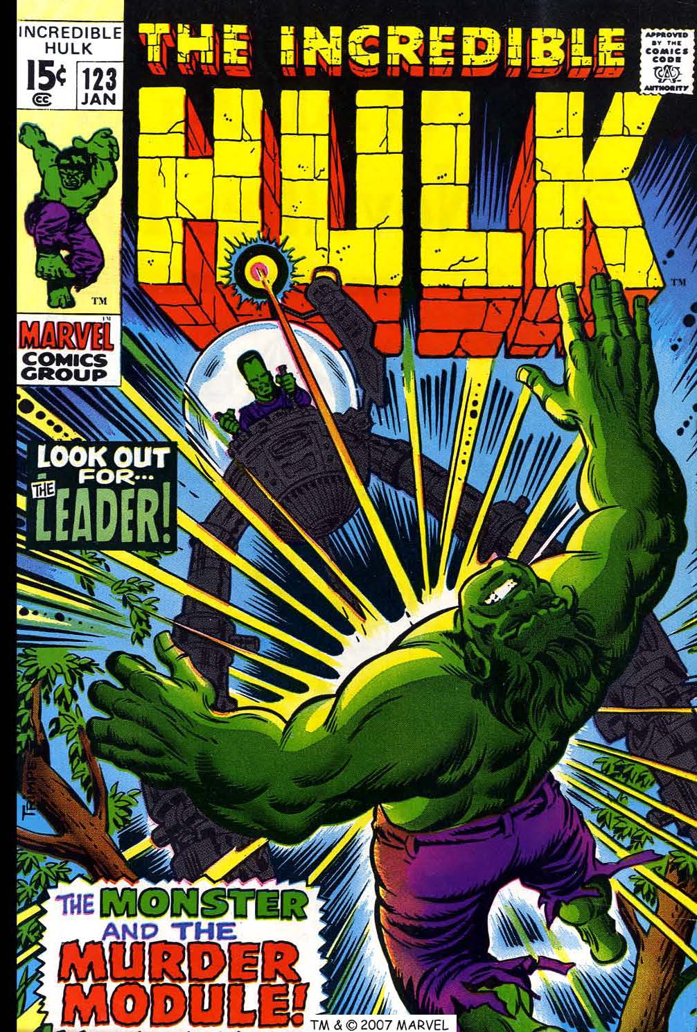 Read online The Incredible Hulk (1968) comic -  Issue #123 - 1