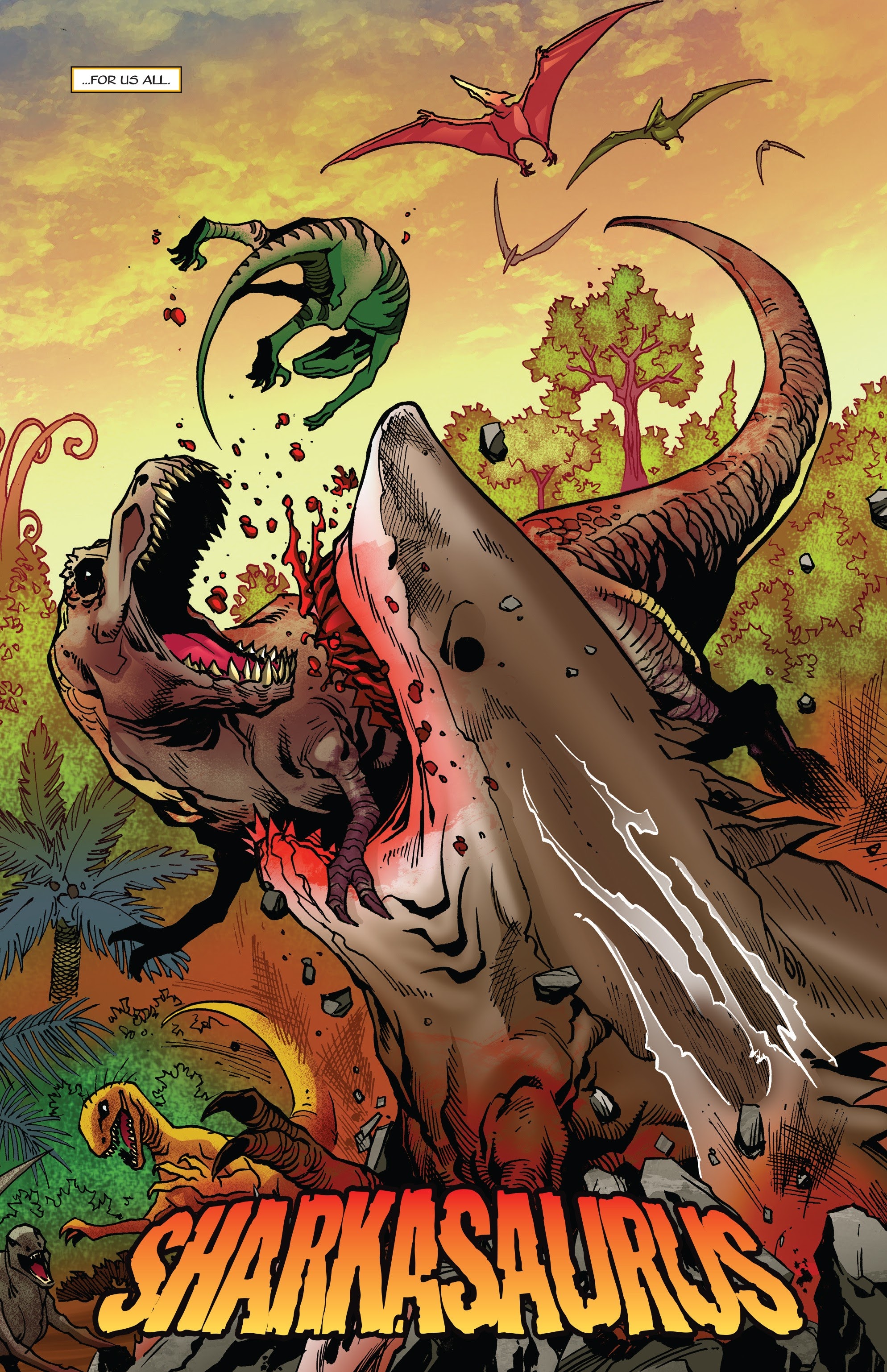 Read online Sharkasaurus comic -  Issue # TPB - 6