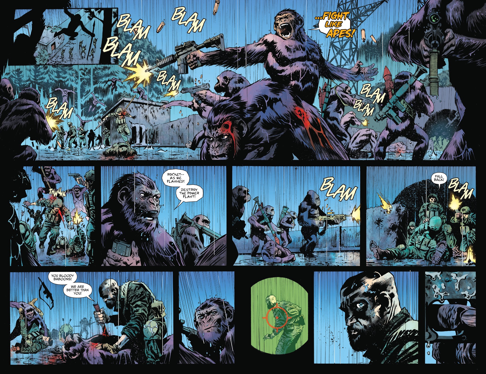 Read online War for the Planet of the Apes comic -  Issue #4 - 17