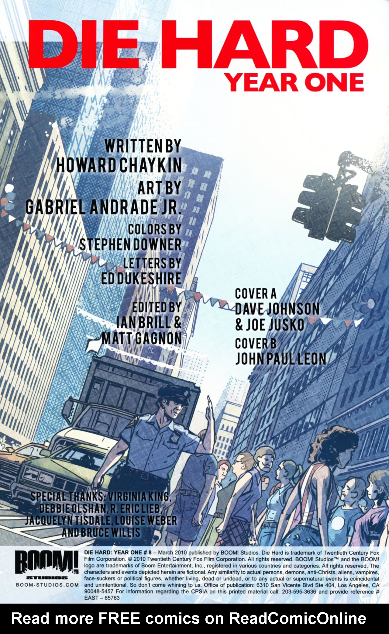 Read online Die Hard: Year One comic -  Issue #8 - 3