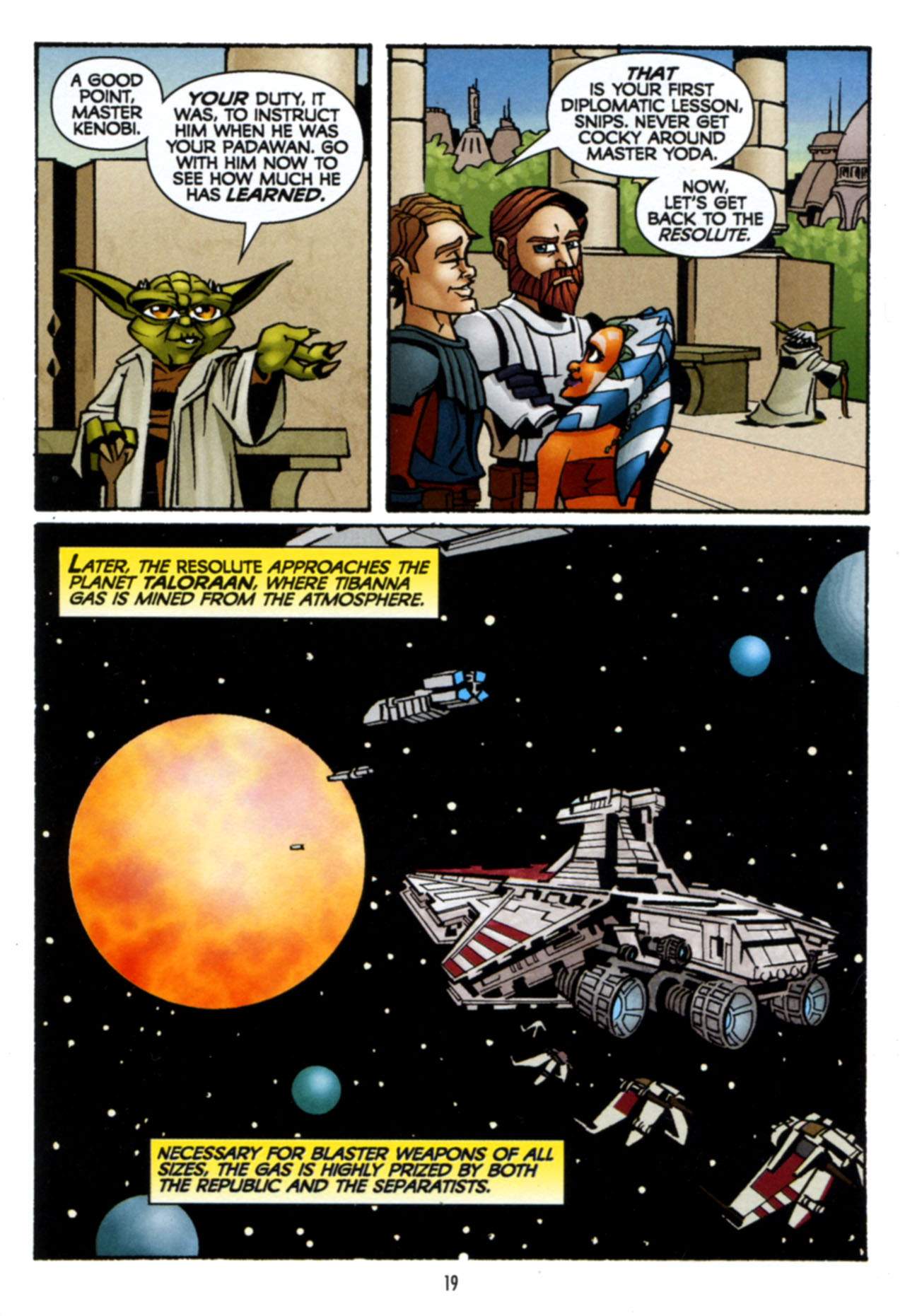 Read online Star Wars: The Clone Wars - The Wind Raiders of Taloraan comic -  Issue # Full - 19