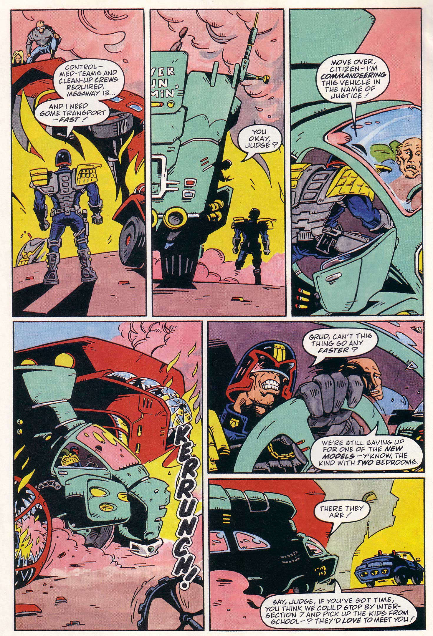 Read online Judge Dredd Lawman of the Future comic -  Issue #18 - 26