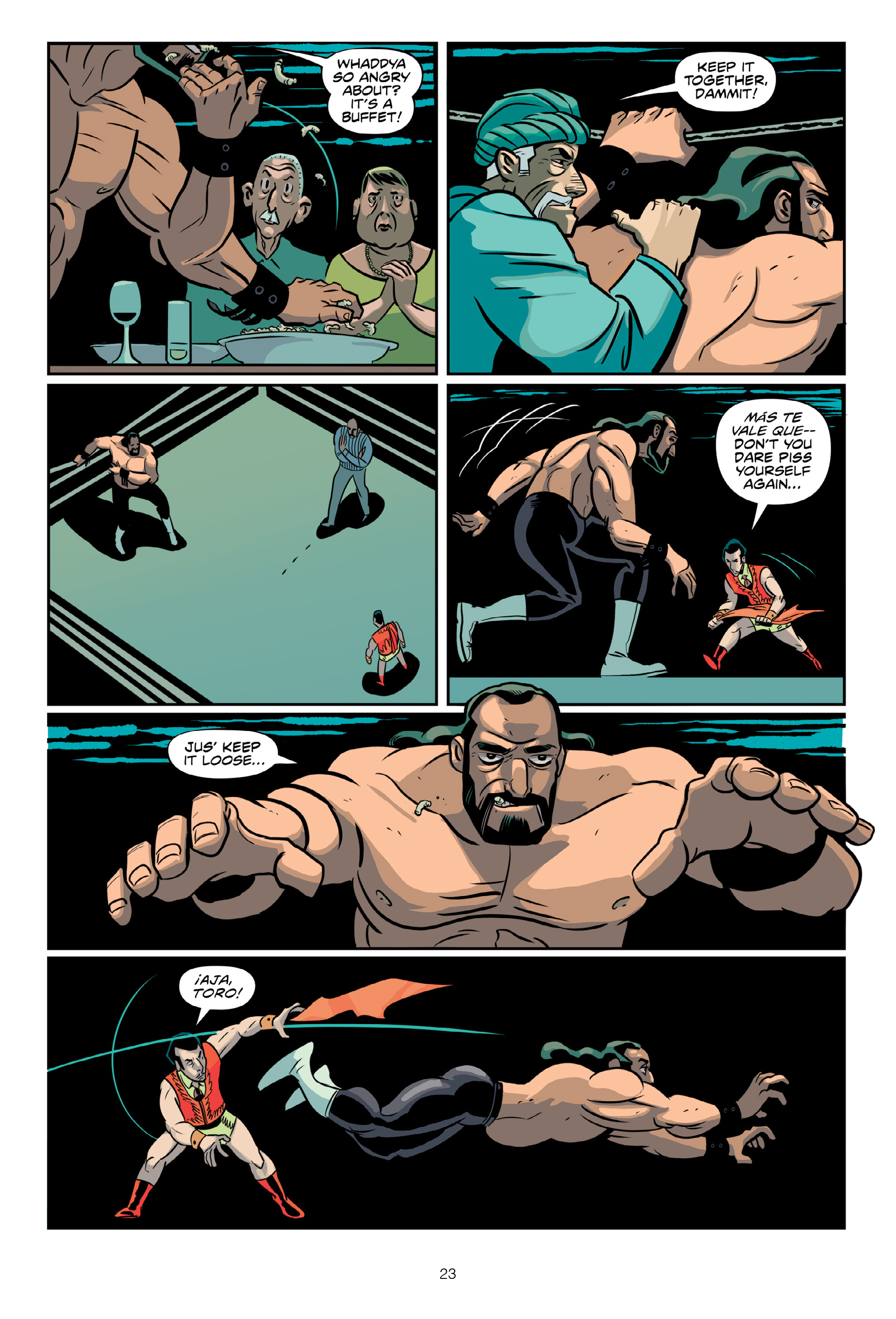 Read online Invasion from Planet Wrestletopia comic -  Issue #1 - 23