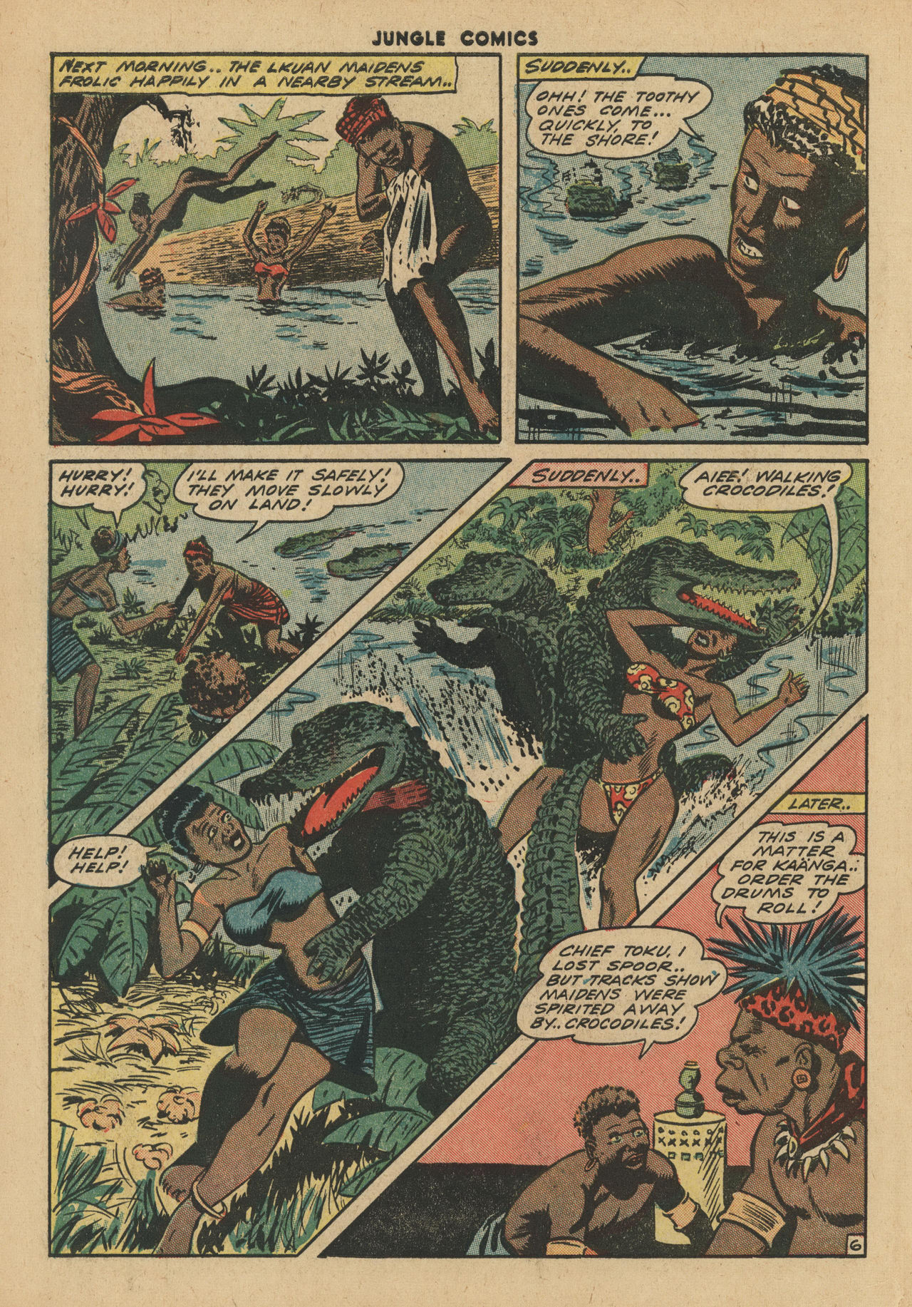 Read online Jungle Comics comic -  Issue #54 - 8