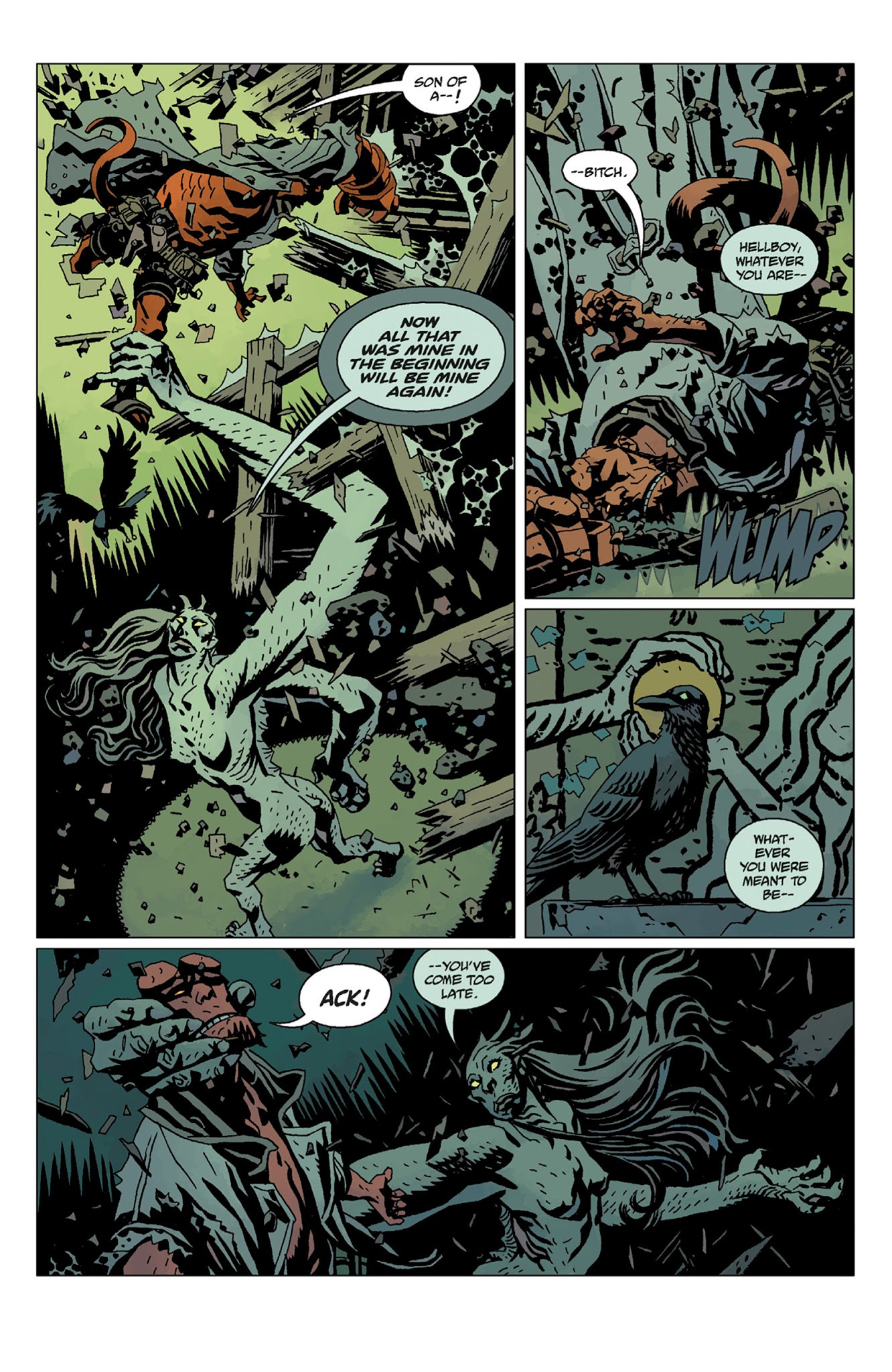 Read online Hellboy: The Storm And The Fury comic -  Issue # TPB - 110