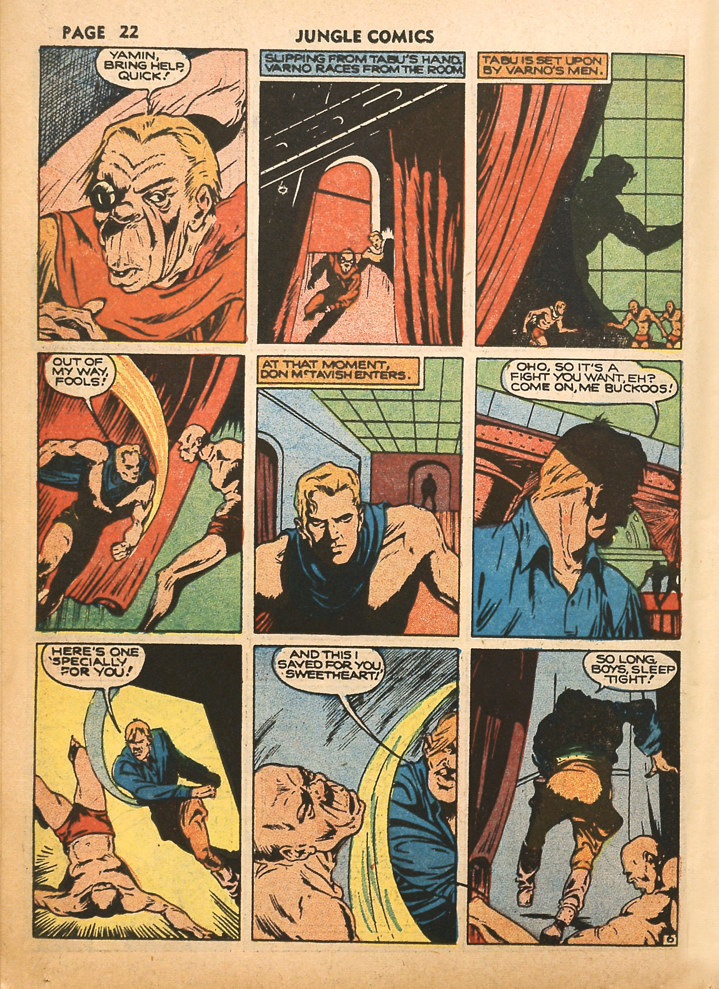 Read online Jungle Comics comic -  Issue #13 - 24