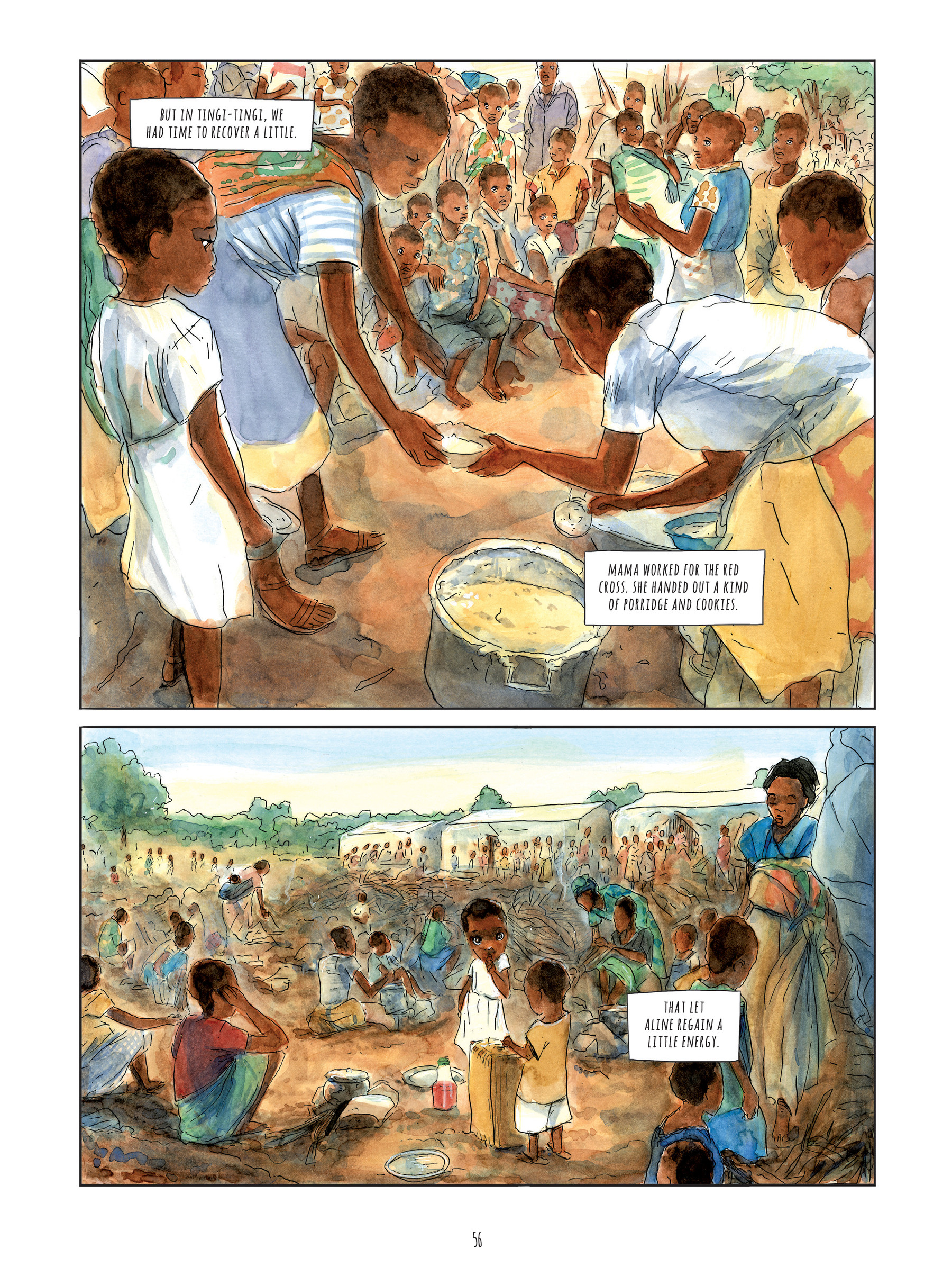 Read online Alice on the Run: One Child's Journey Through the Rwandan Civil War comic -  Issue # TPB - 55