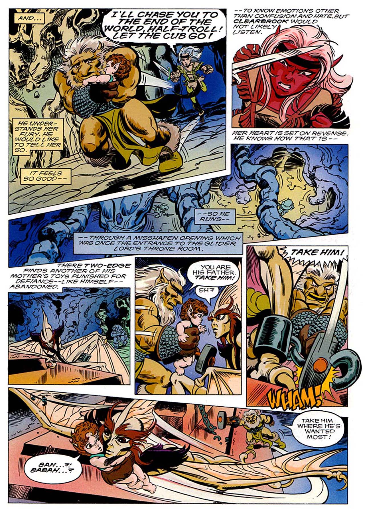 Read online ElfQuest: Siege at Blue Mountain comic -  Issue #8 - 9