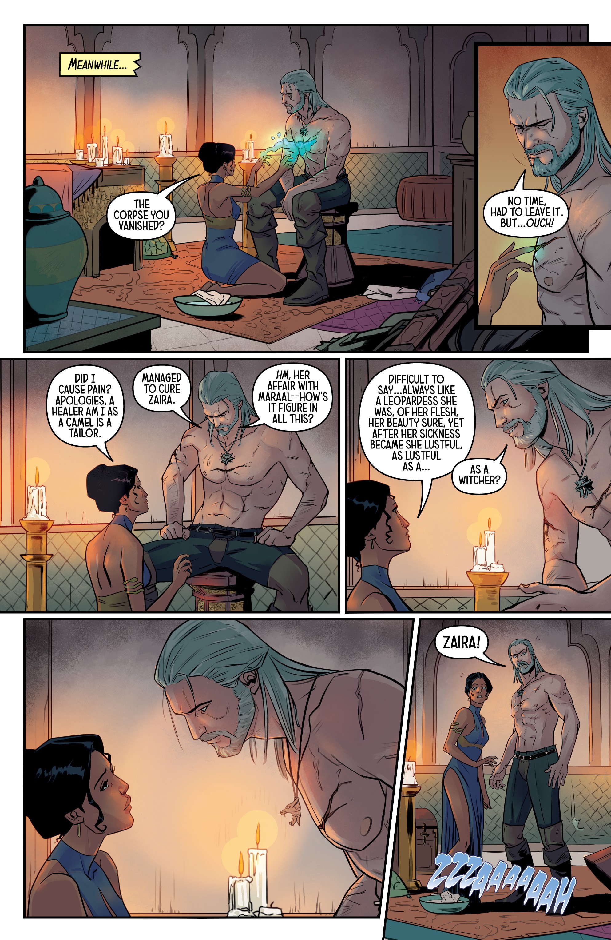 Read online The Witcher: Of Flesh and Flame comic -  Issue #3 - 4