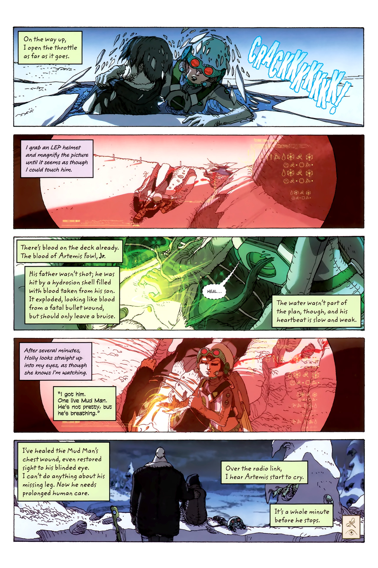 Read online Artemis Fowl: The Arctic Incident comic -  Issue # TPB - 123