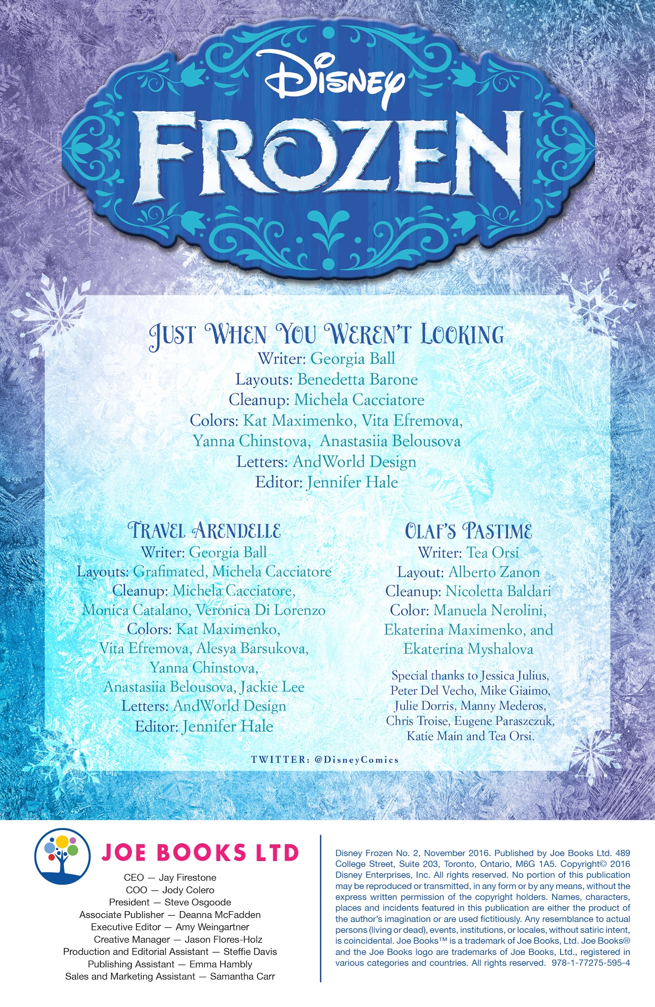 Read online Disney Frozen comic -  Issue #2 - 2